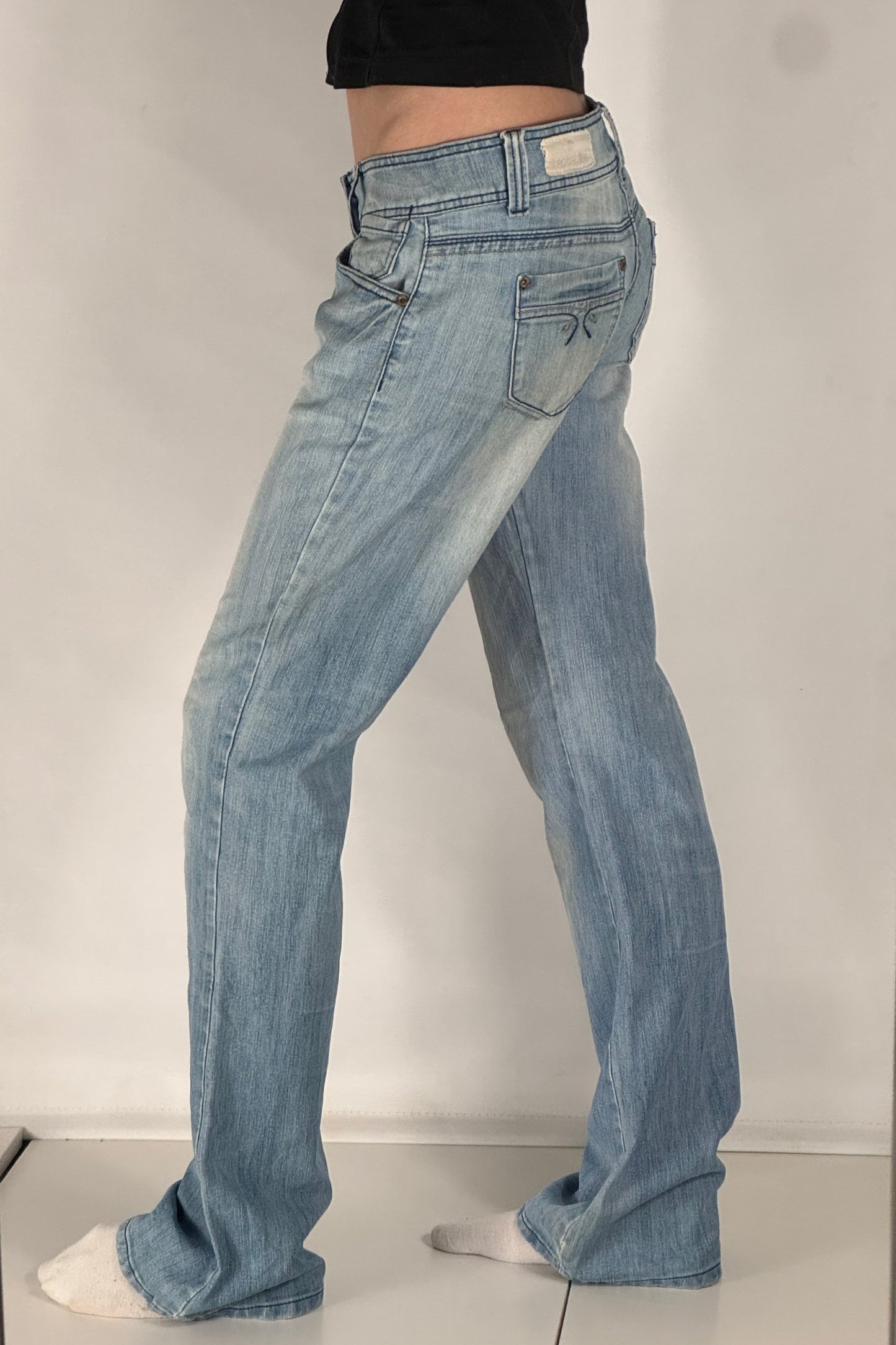 Lågmidjade jeans stl: S