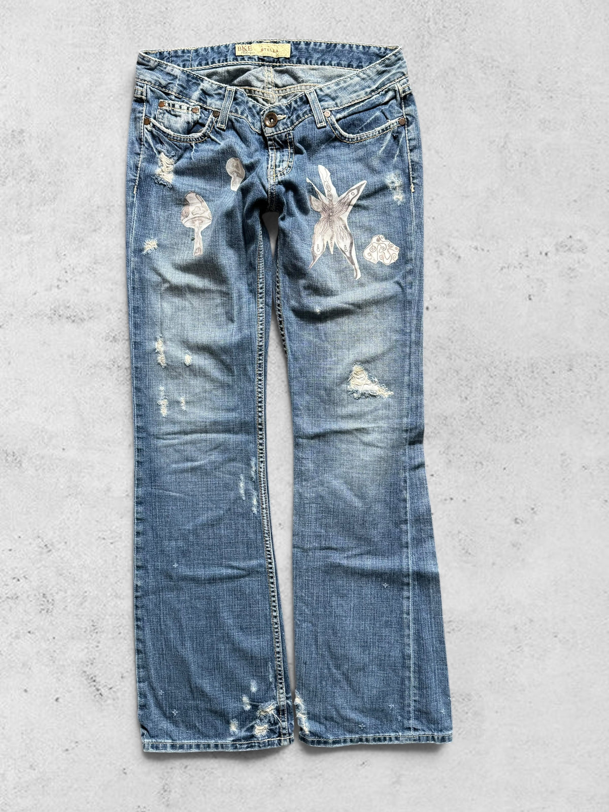 Lågmidjade jeans stl: S