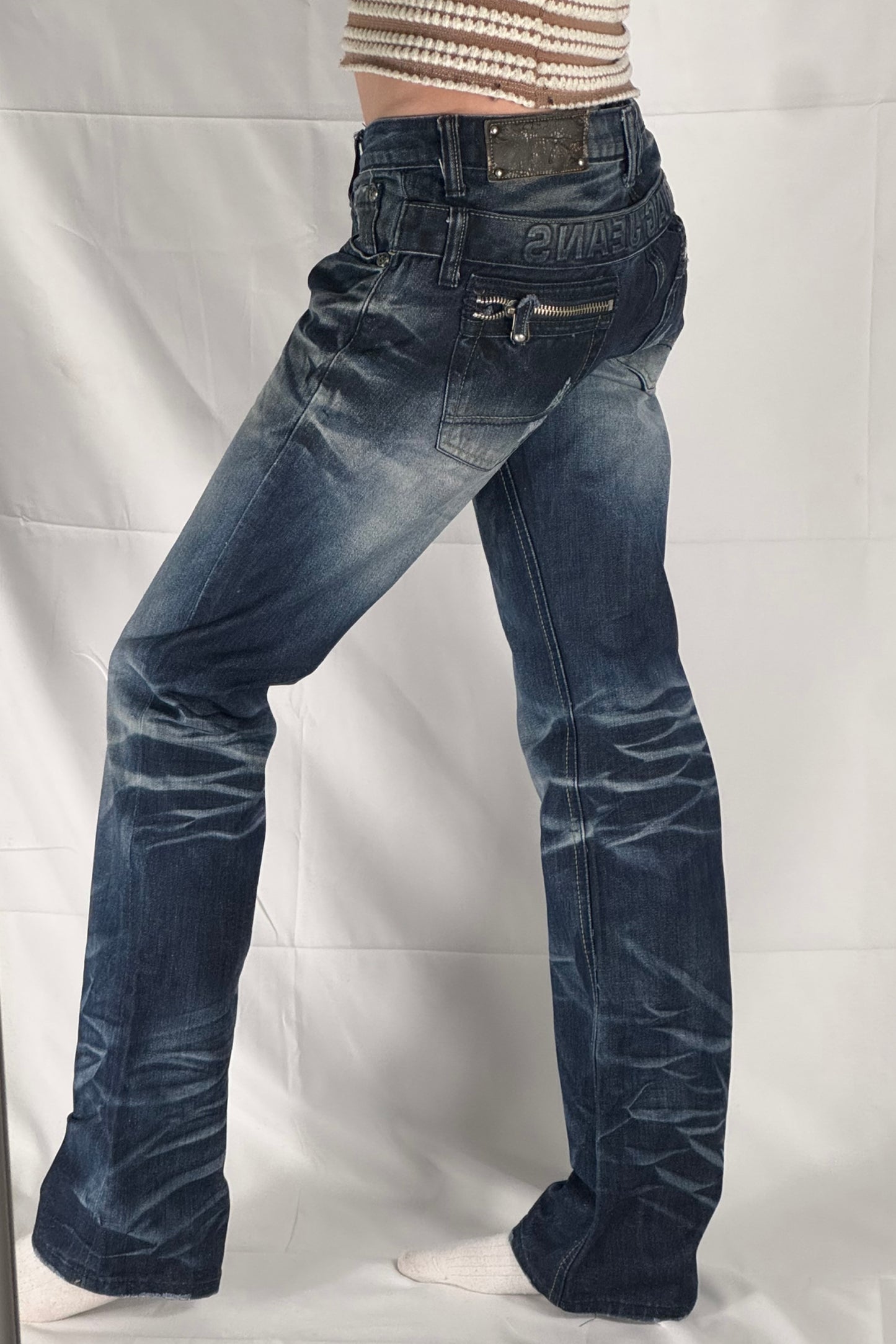 Lågmidjade jeans stl: S