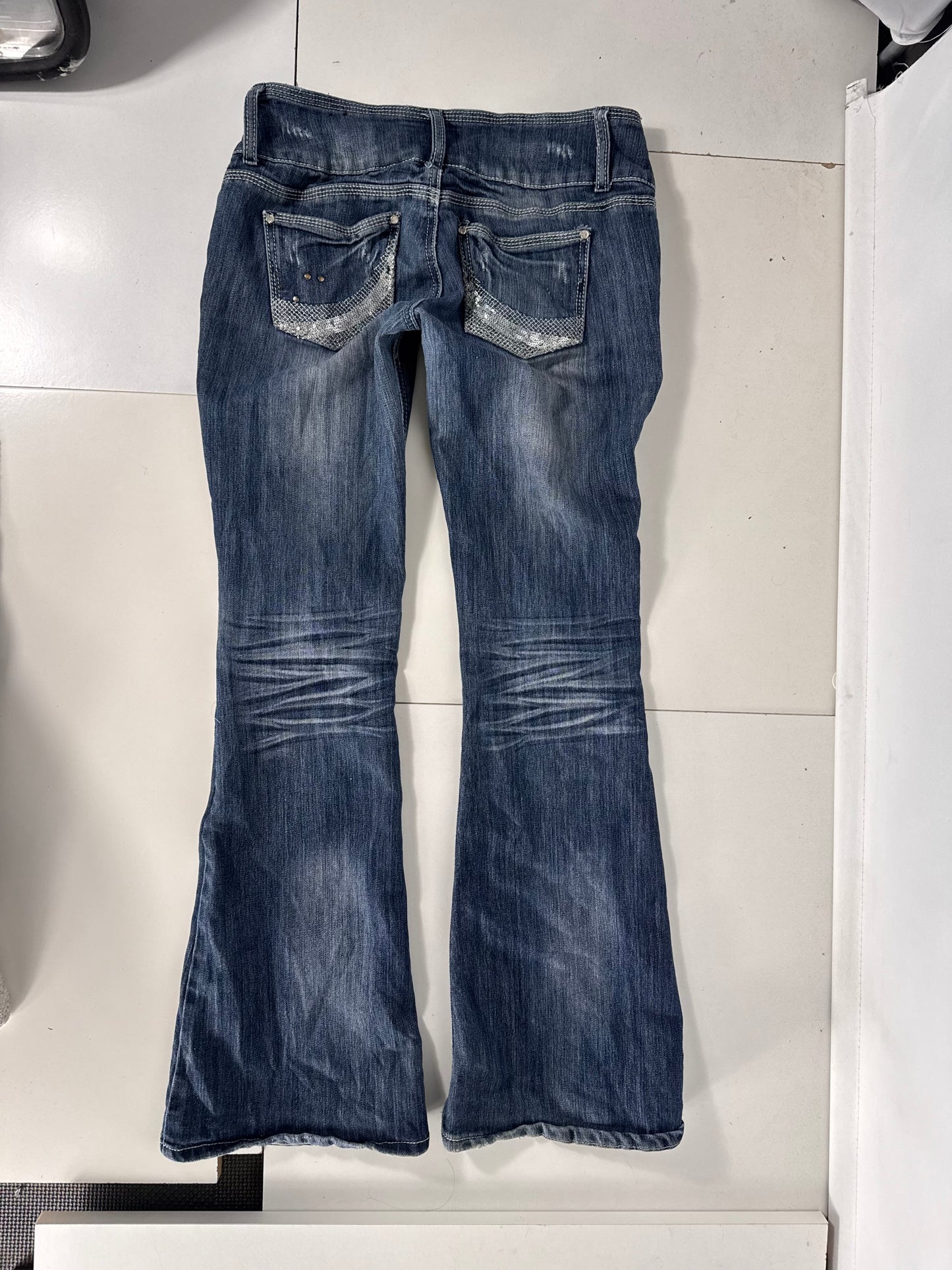 Lavtaljede jeans str: S