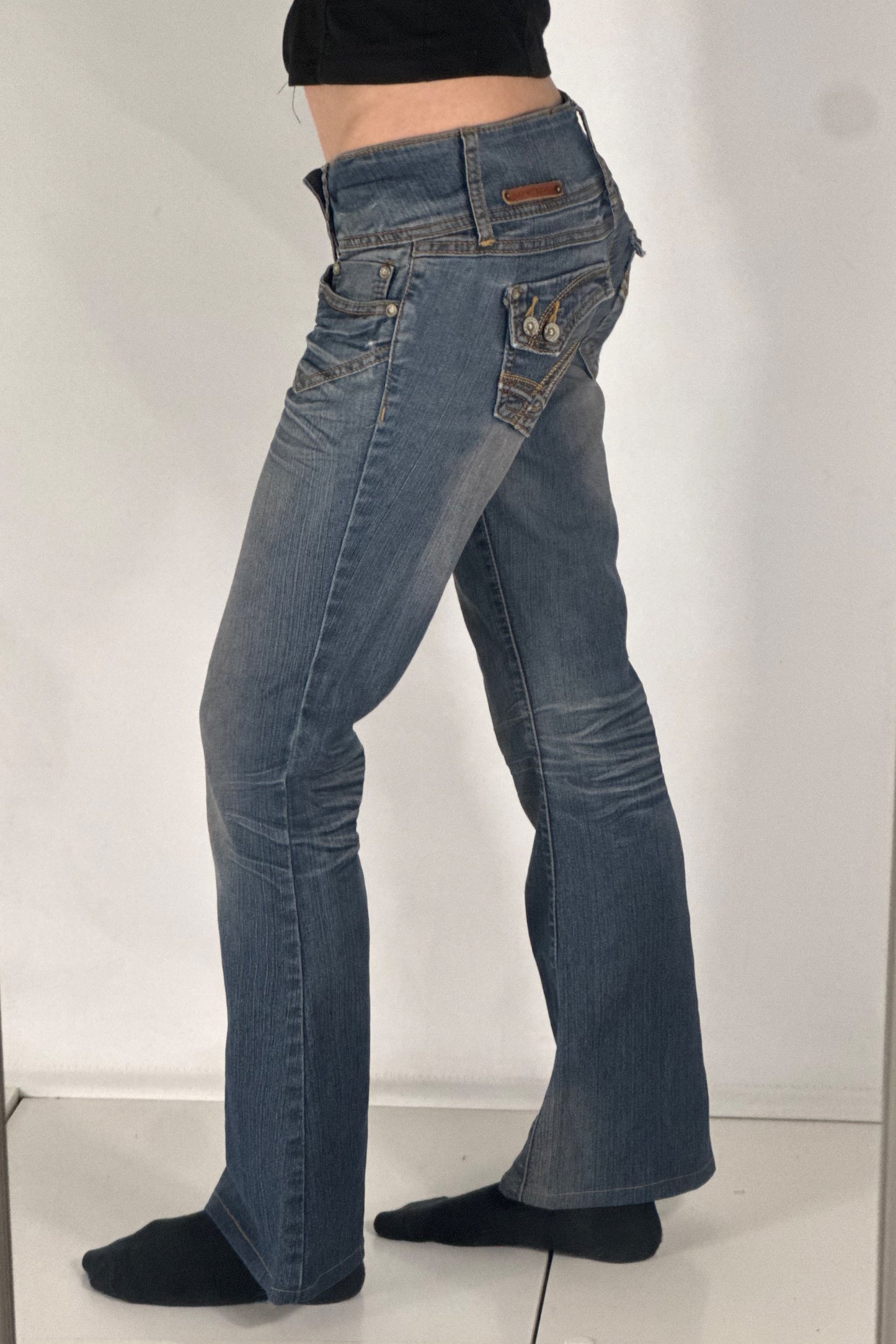 Lågmidjade jeans stl: S