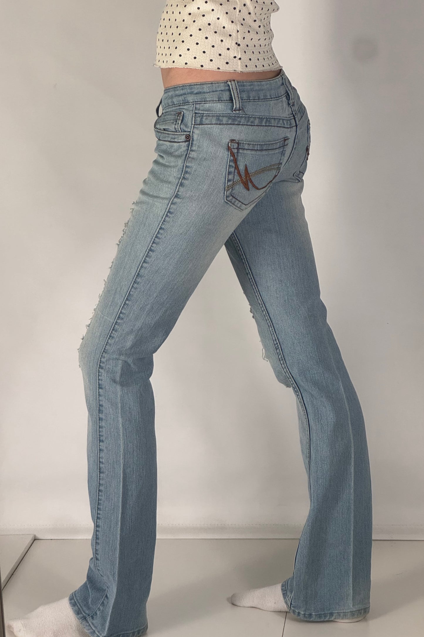 Lågmidjade jeans stl: XS