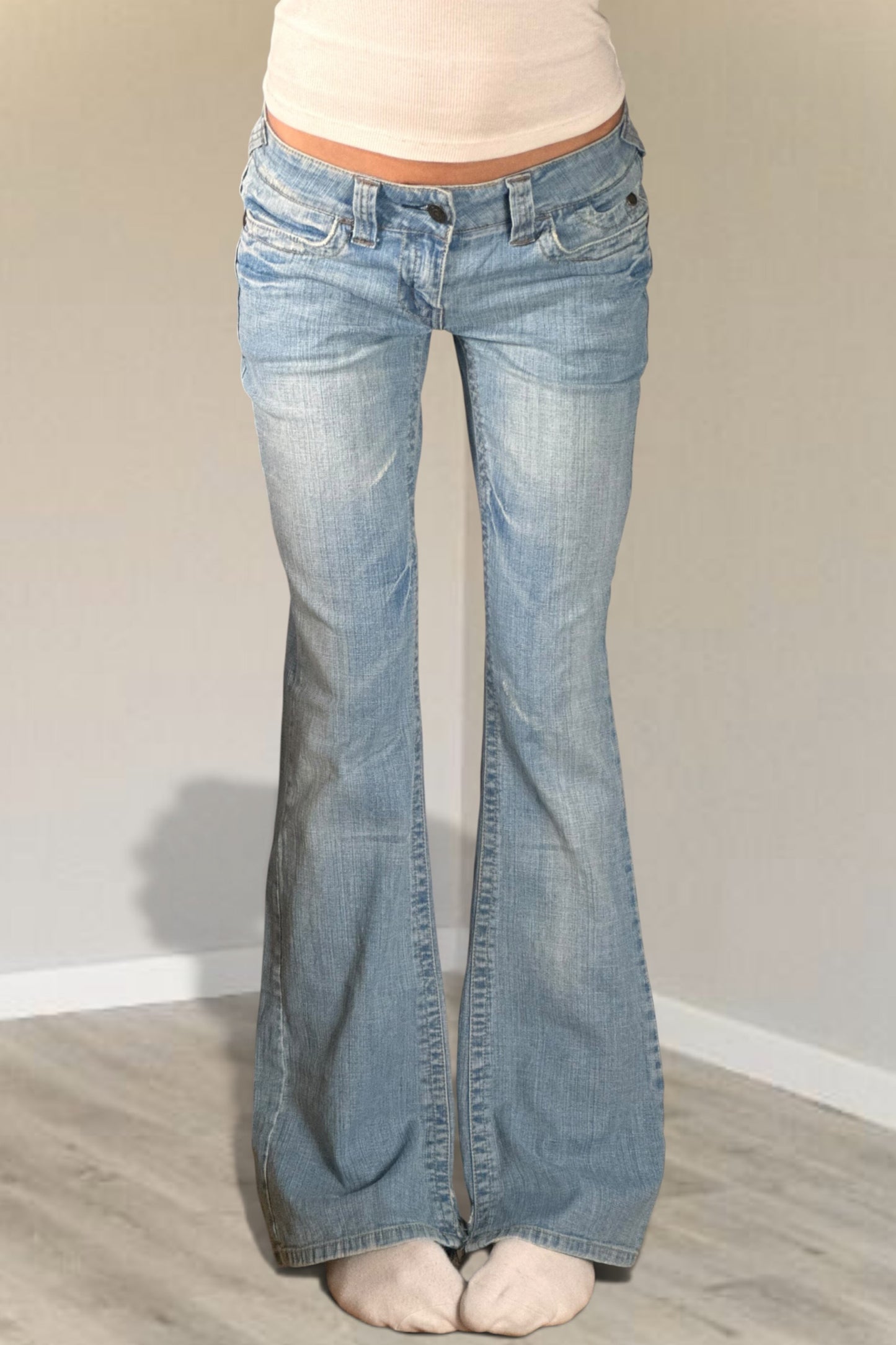 Lågmidjade jeans stl: XS