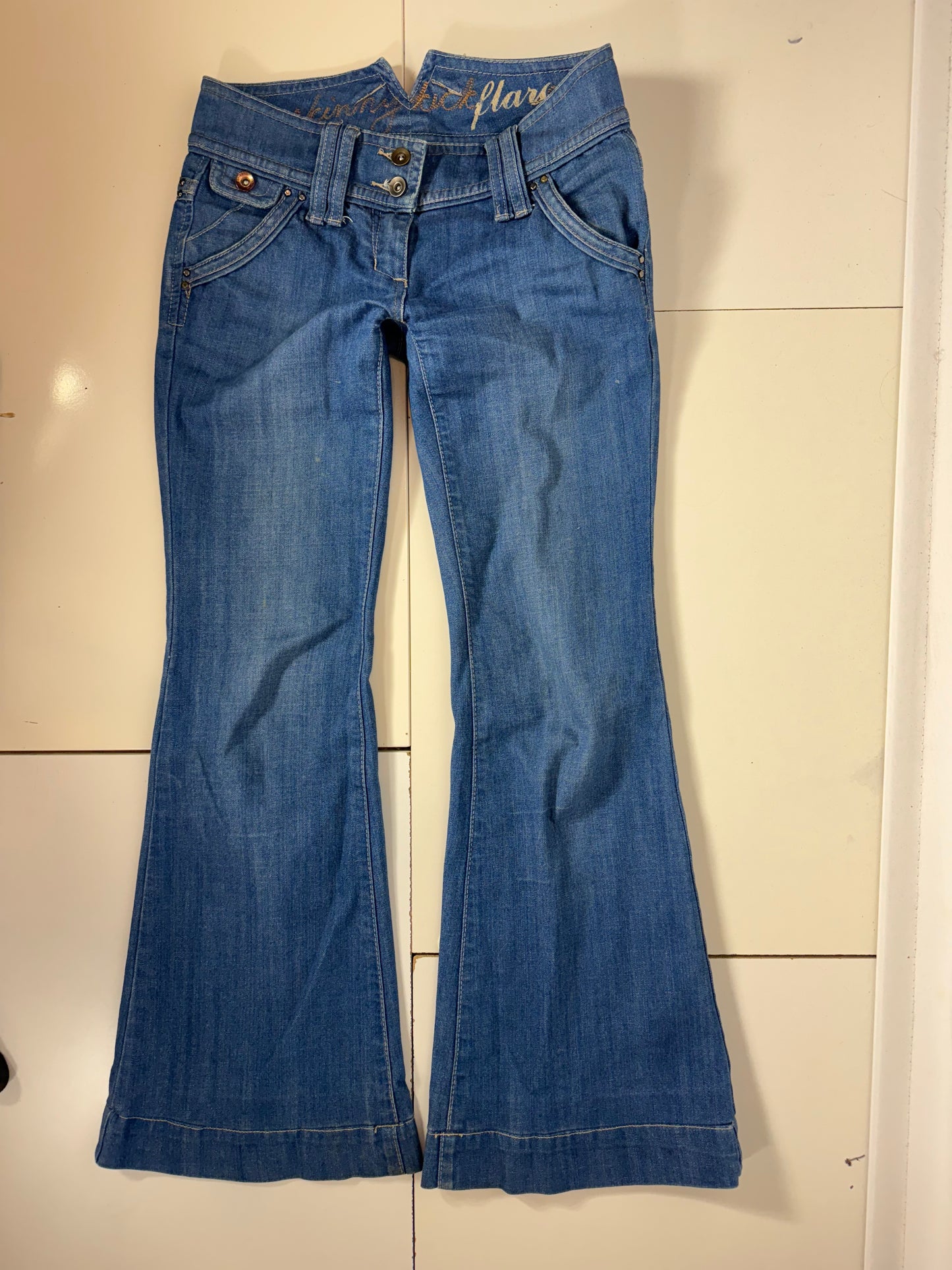 Lågmidjade jeans stl: S