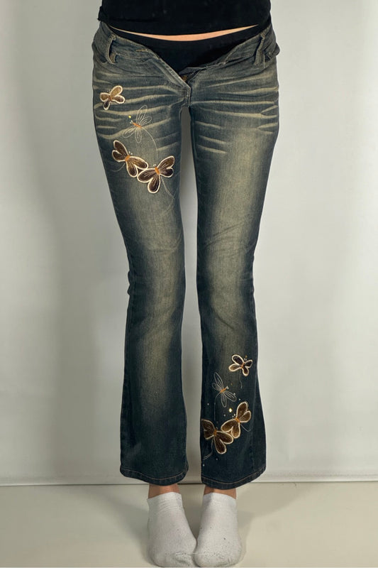 Lågmidjade jeans stl: XXS