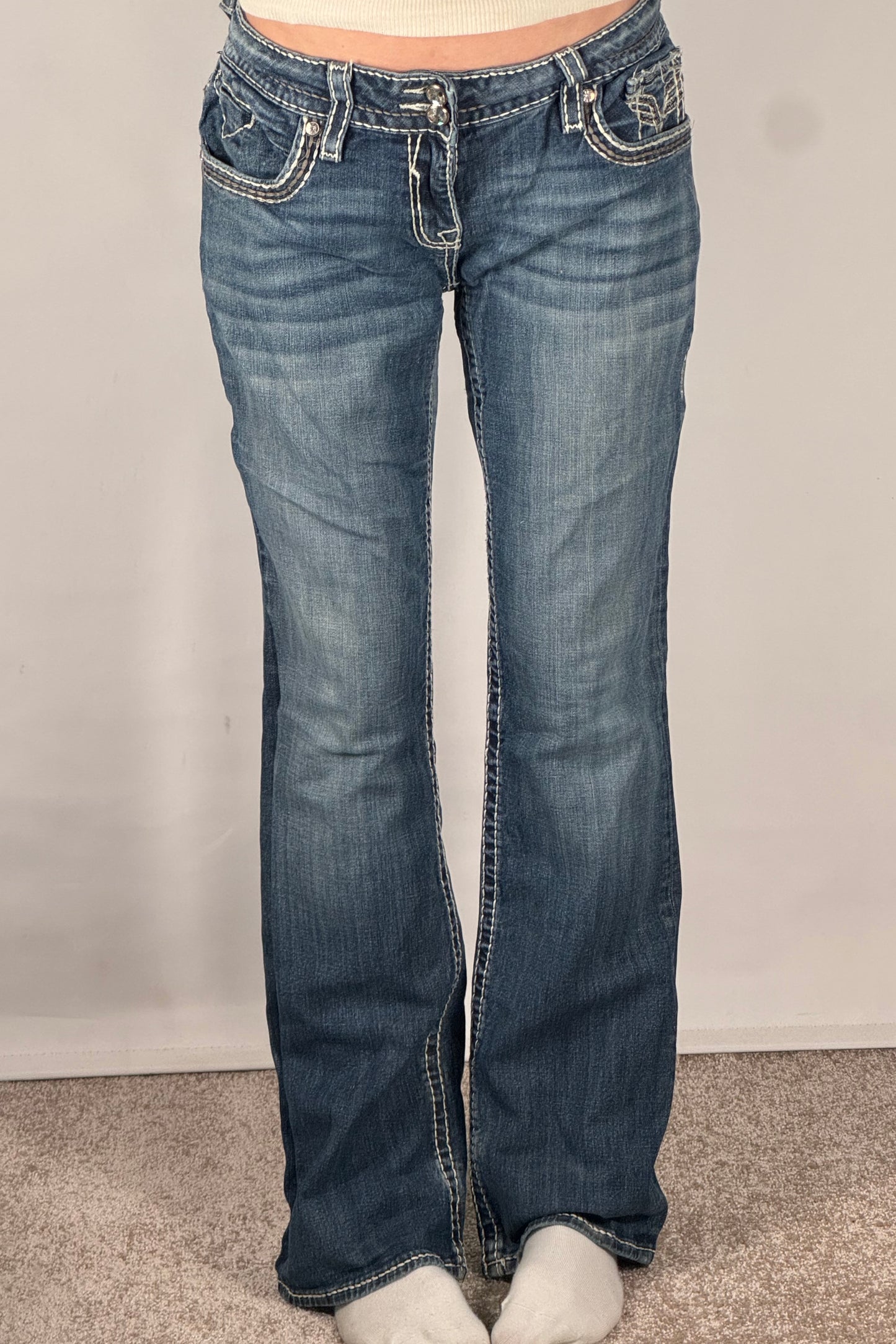 Lågmidjade jeans stl: L
