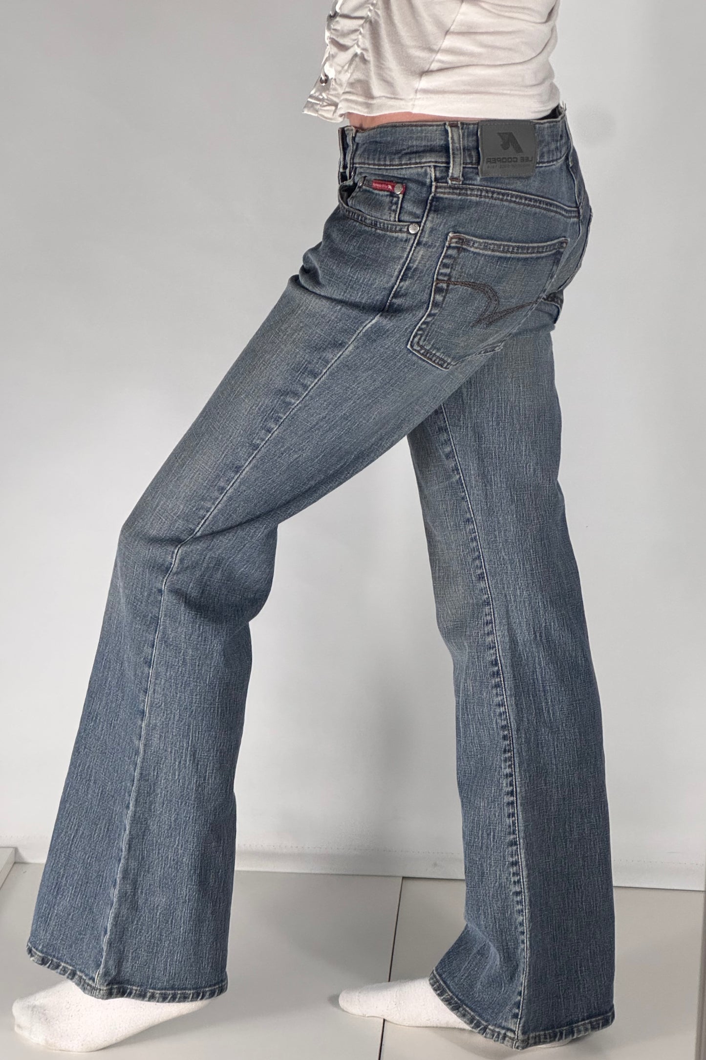 Lågmidjade jeans stl: S