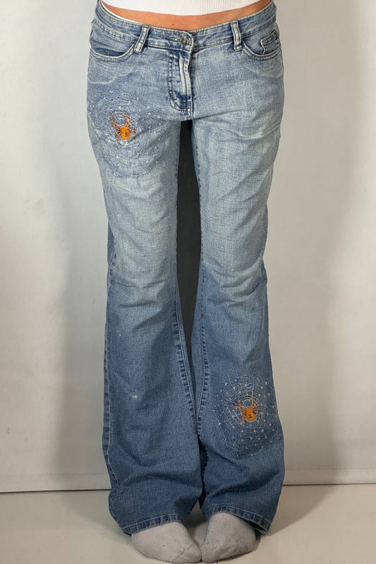 Lågmidjade jeans stl: S