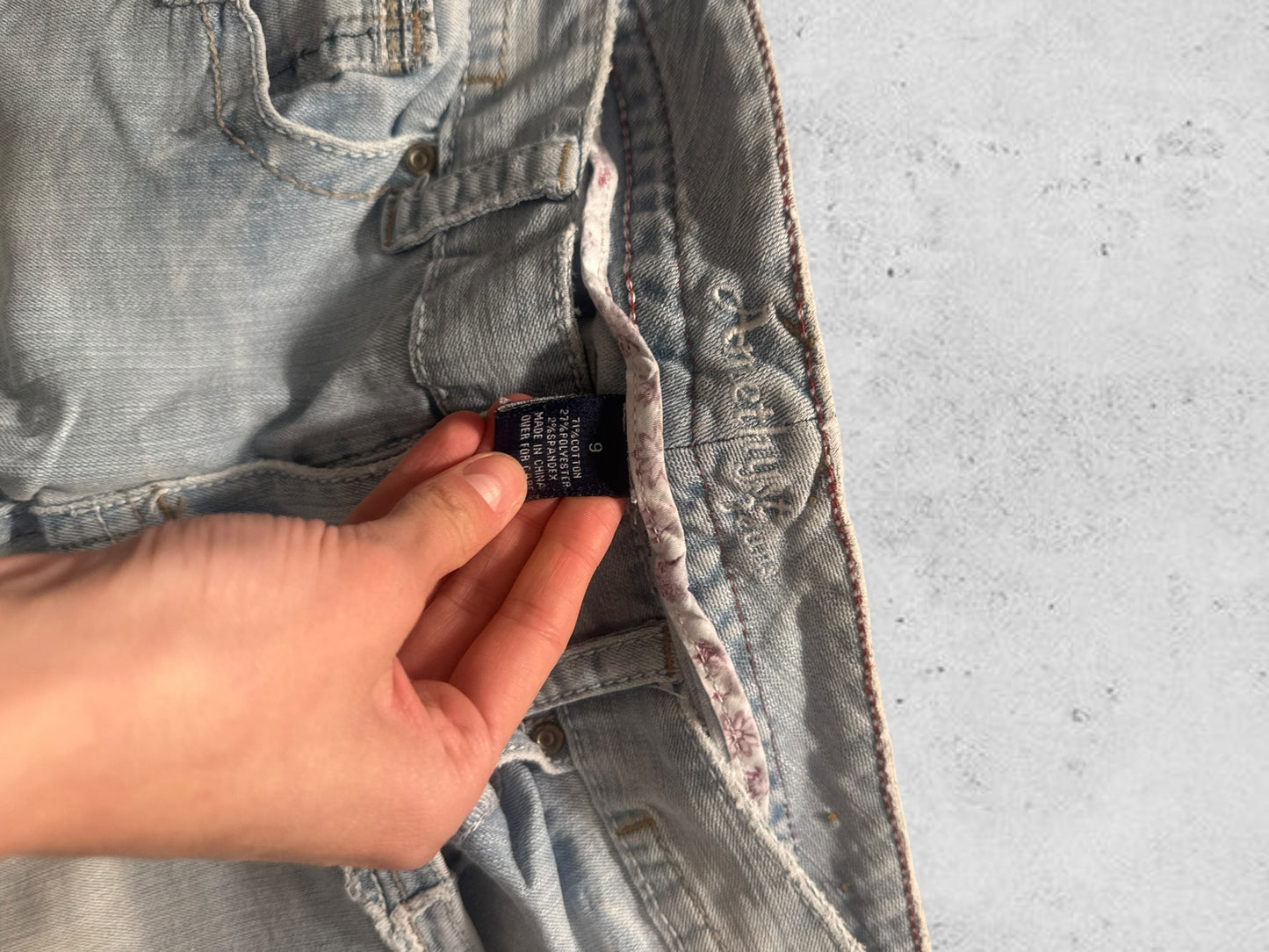 Lågmidjade jeans stl: S
