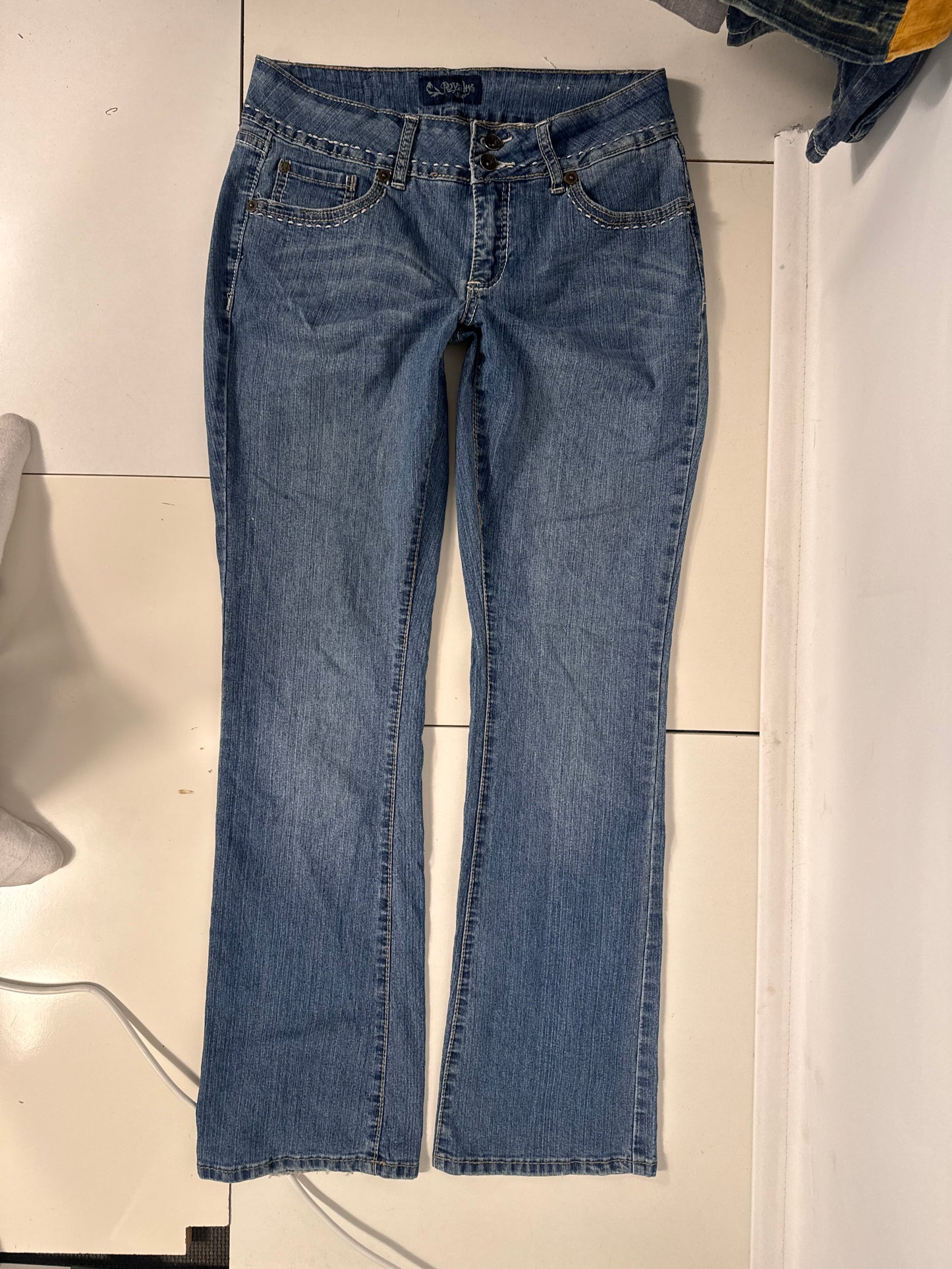 Utsvingte jeans str: M