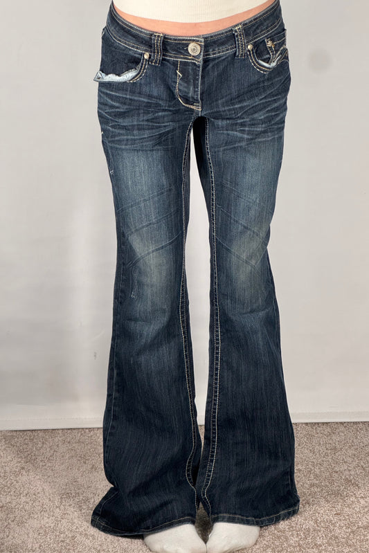 Lågmidjade jeans stl: M