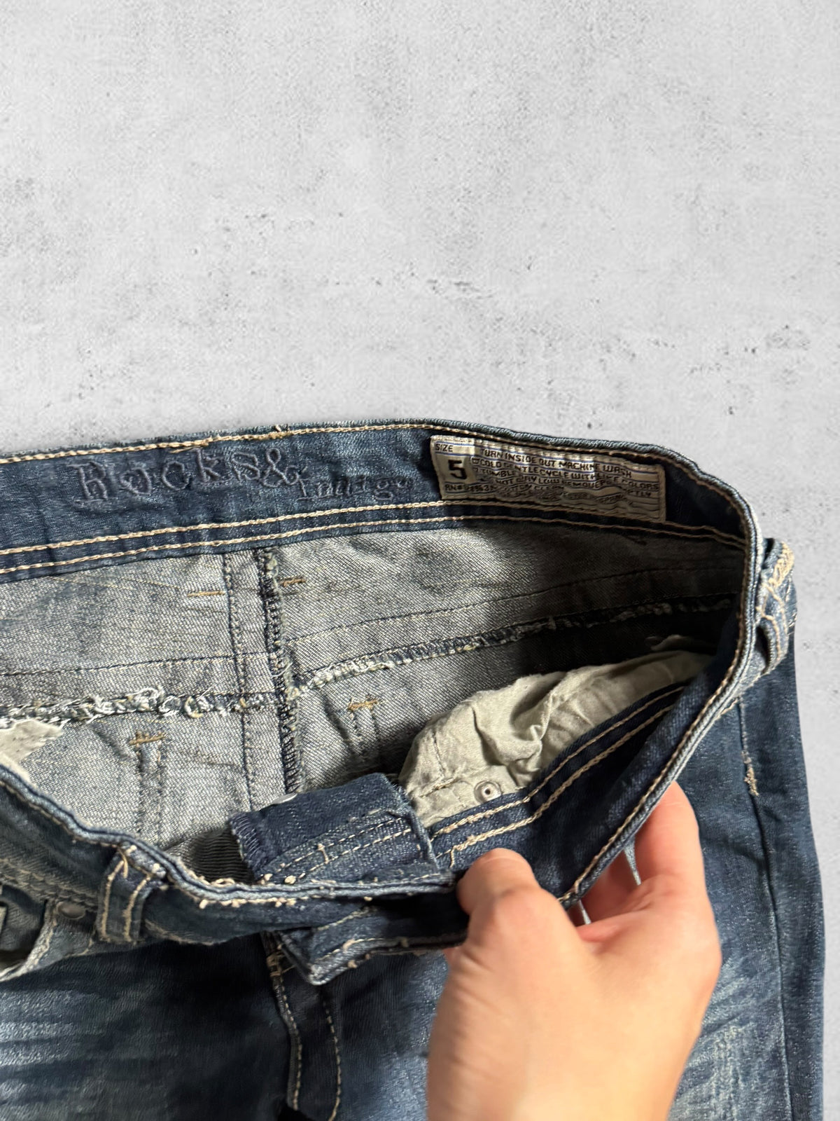 Lågmidjade jeans stl: S
