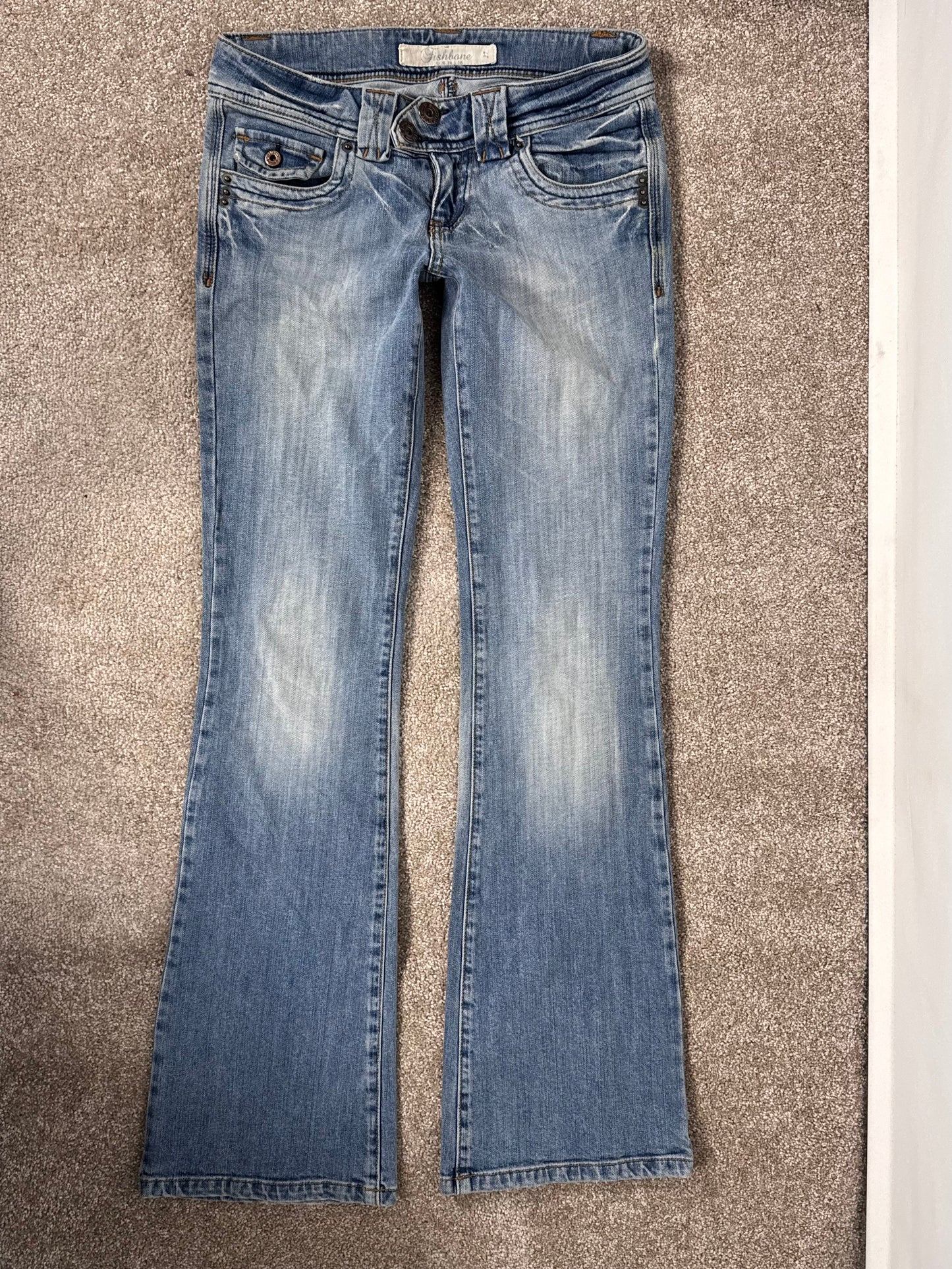 Lågmidjade jeans stl: XS
