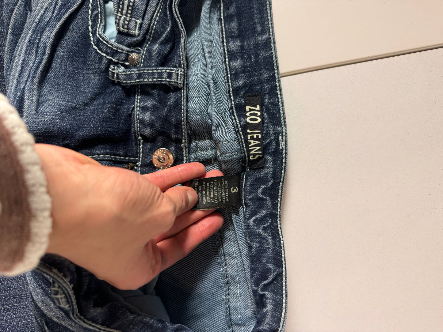 Lågmidjade jeans stl: XS