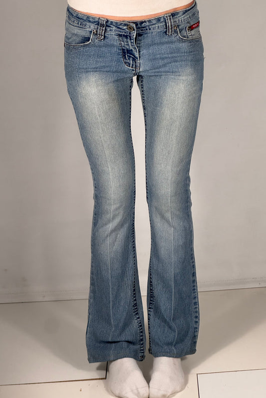 Lavtaljede jeans str: S