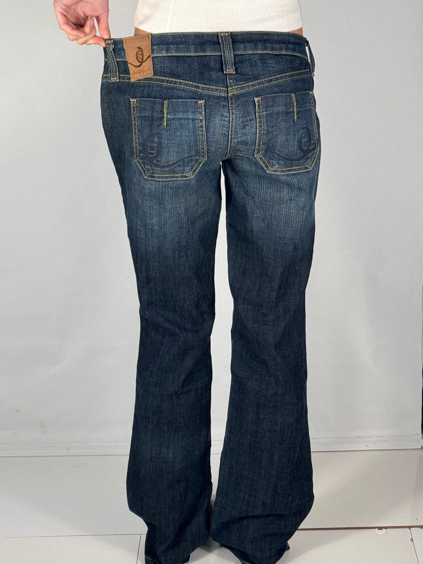 Lågmidjade jeans stl: S