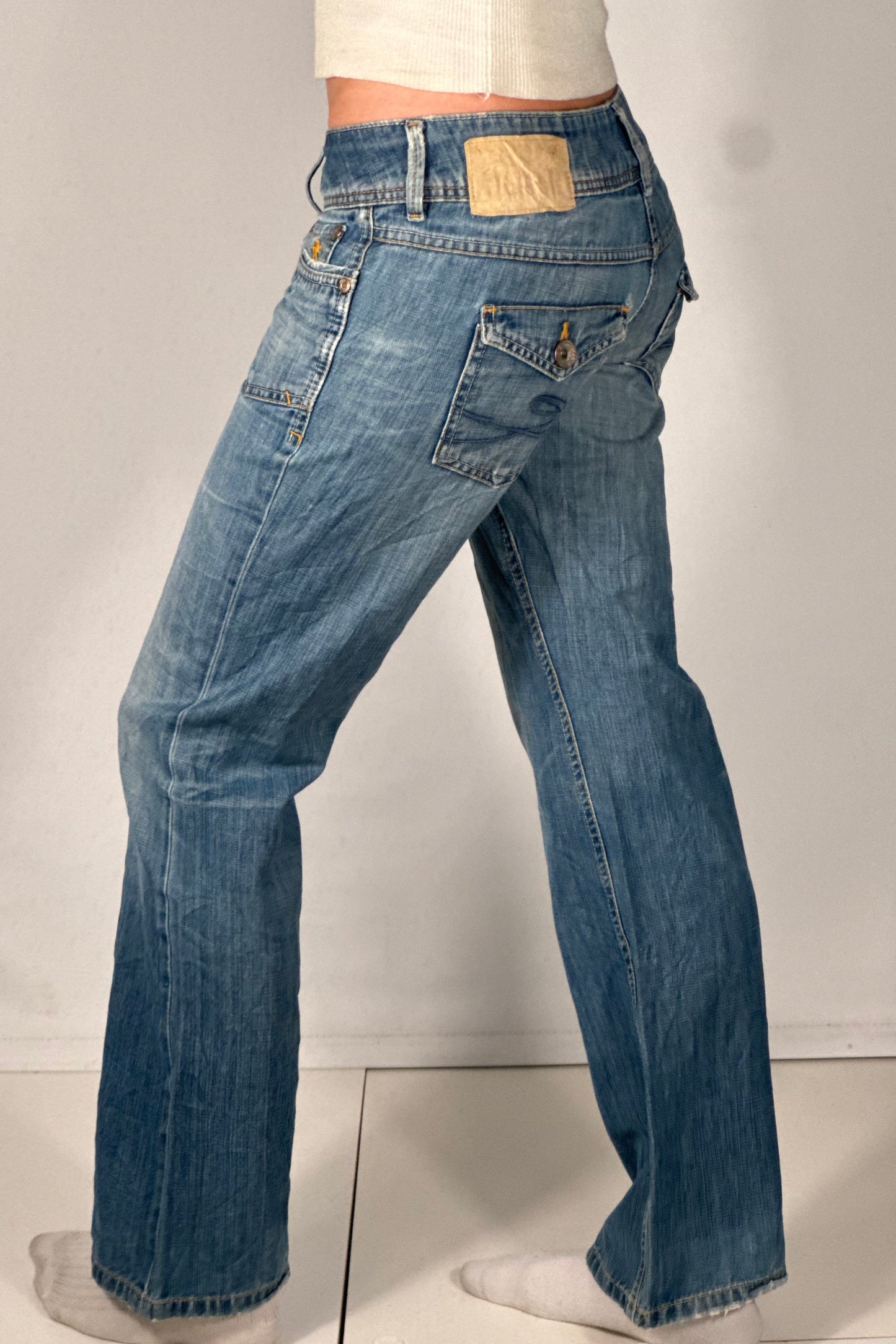 Lågmidjade jeans stl: XS