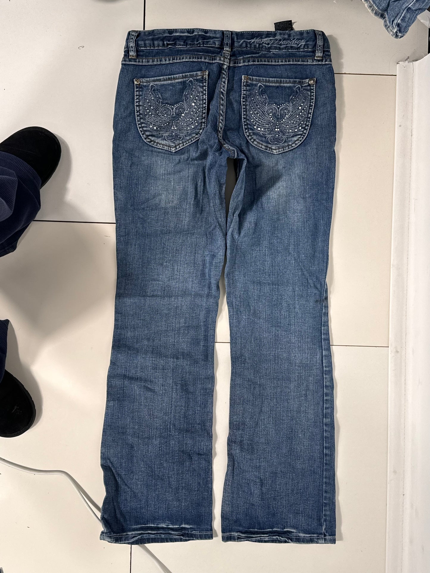 Lågmidjade jeans stl: S