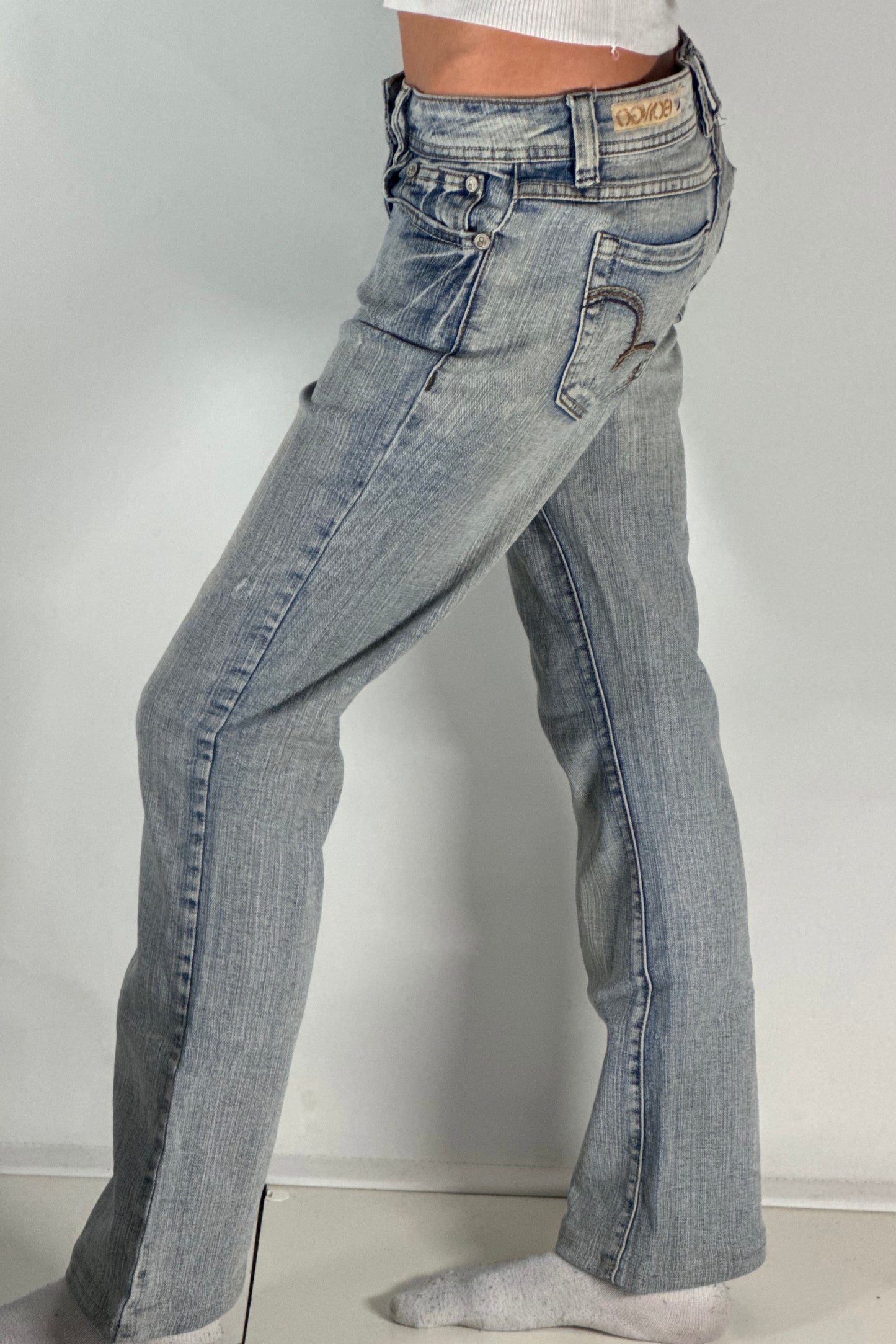 Lågmidjade jeans stl: S