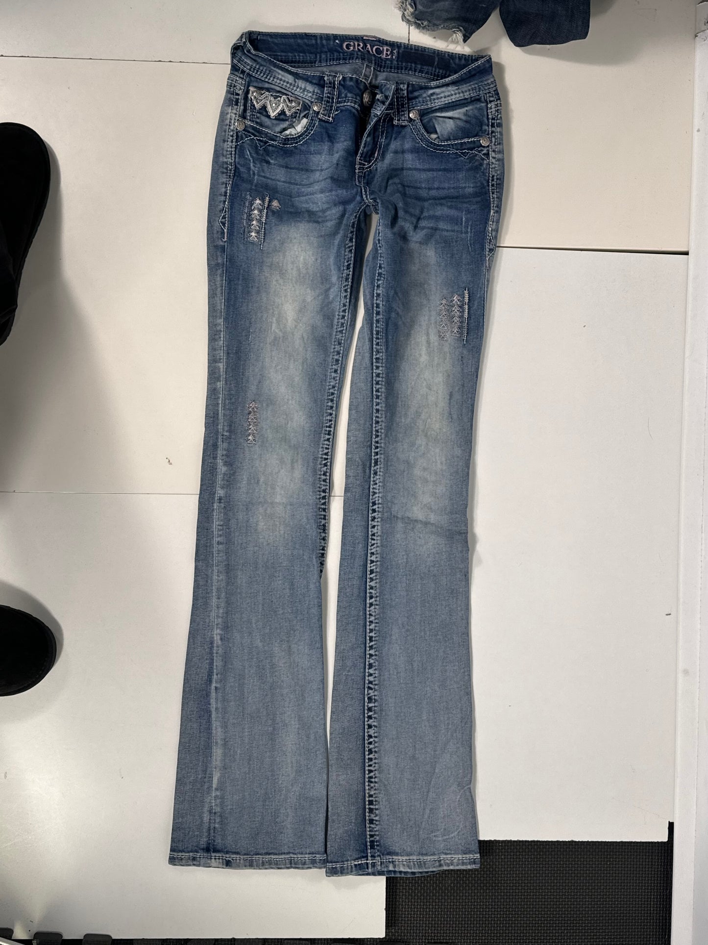 Lågmidjade jeans stl: XXS