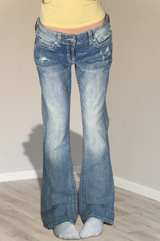 Lågmidjade jeans stl: M