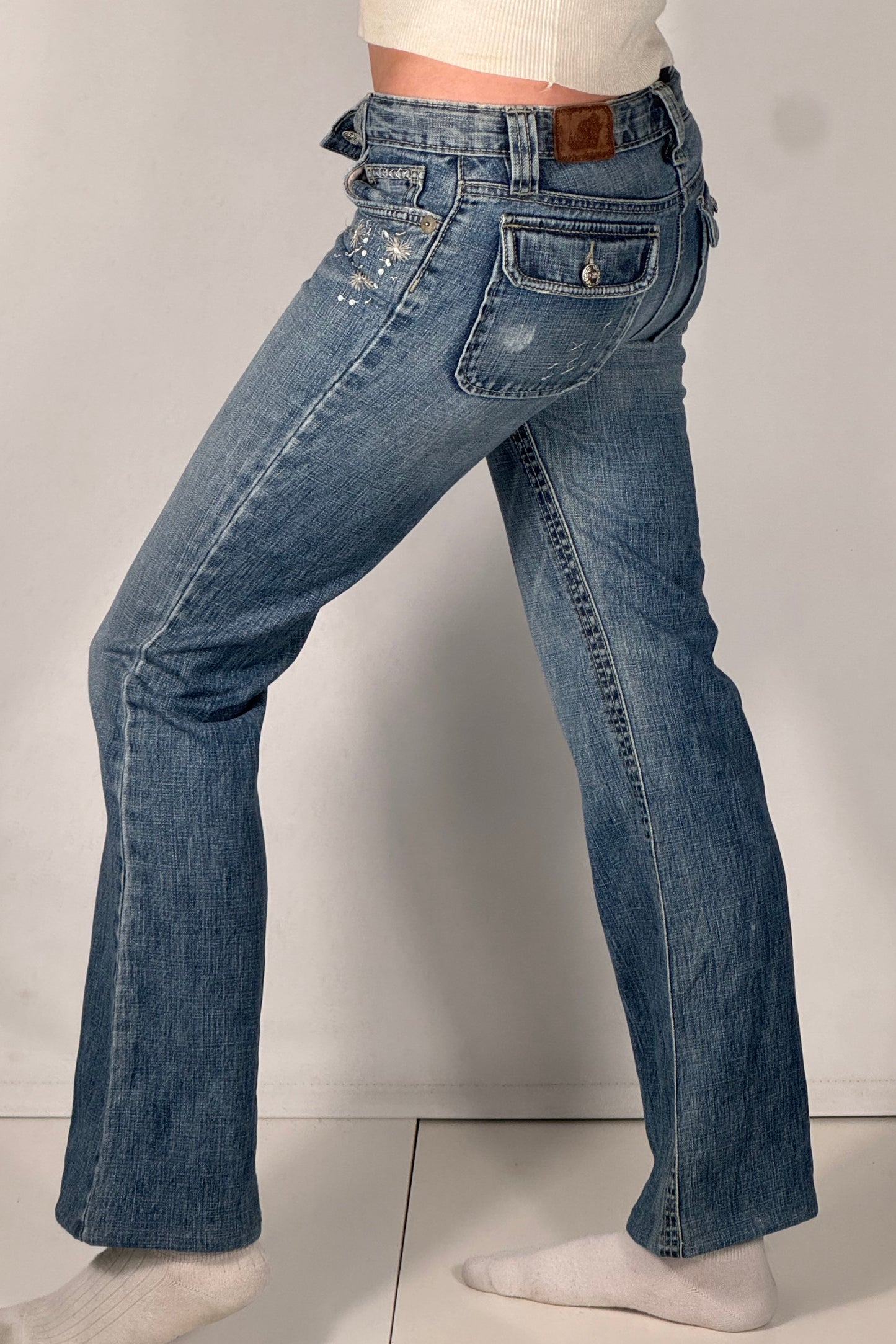 Lågmidjade jeans stl: XXS
