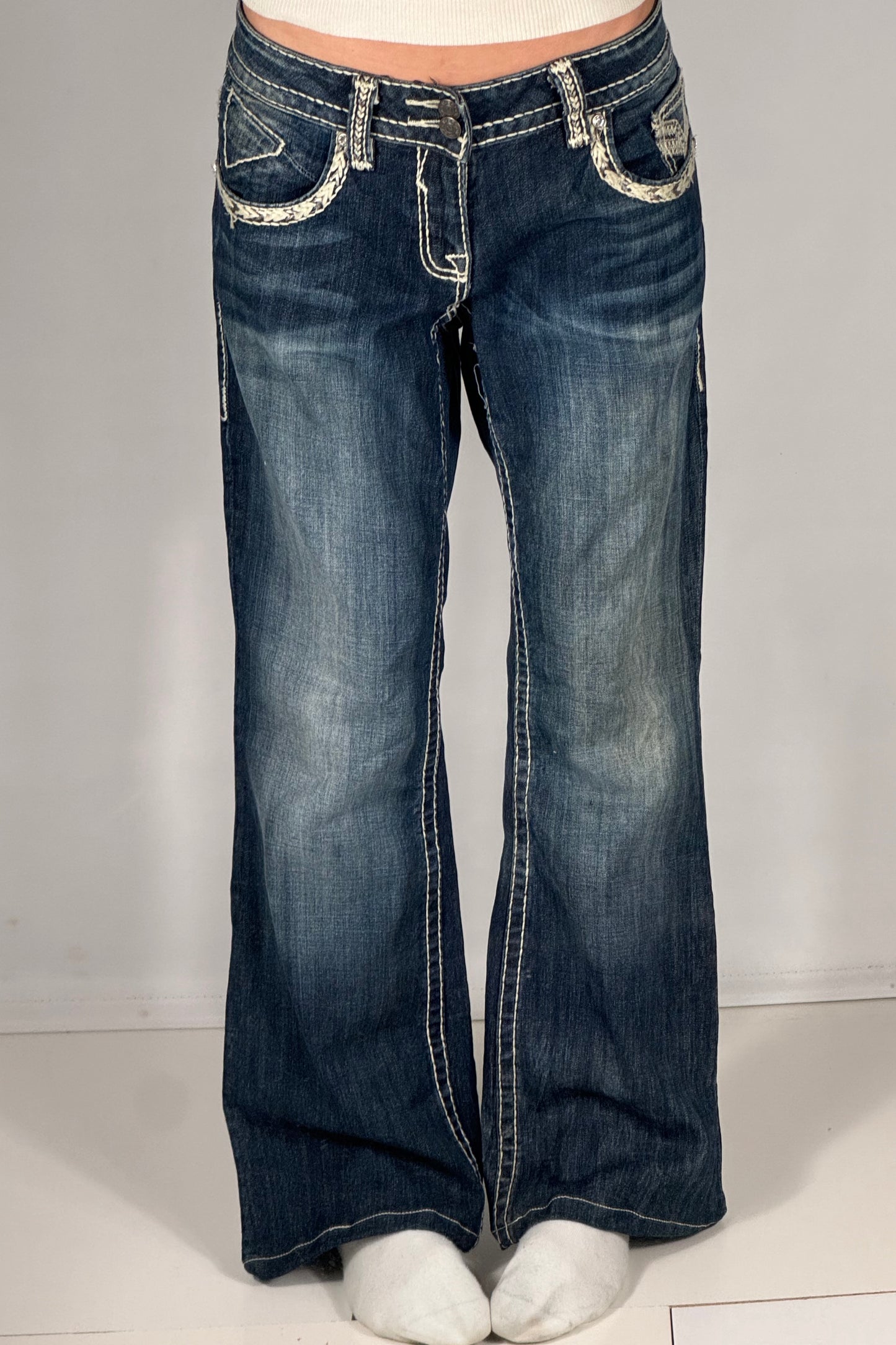 Lågmidjade jeans stl: L