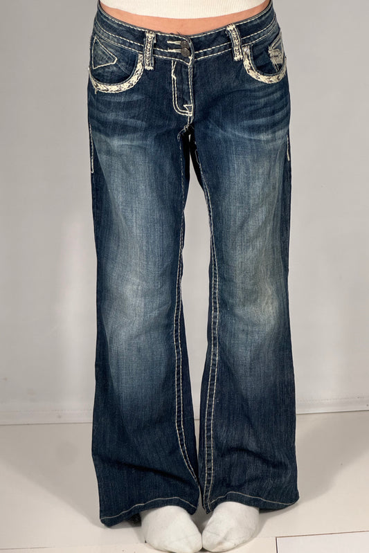 Lågmidjade jeans stl: L