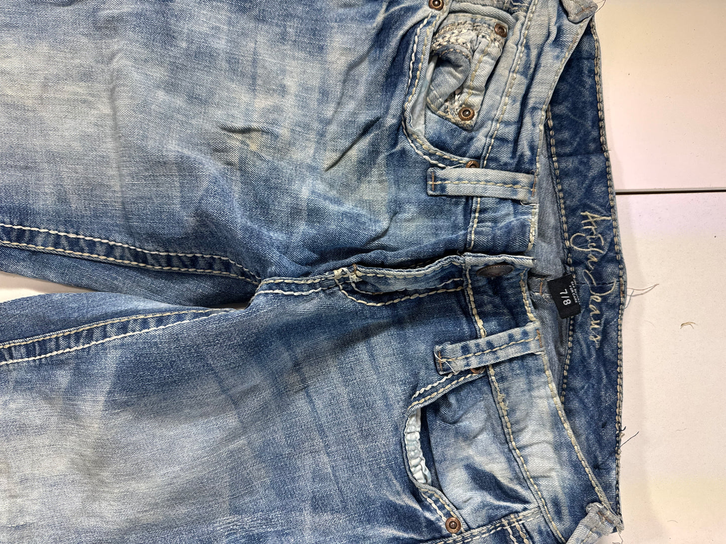 Lågmidjade jeans stl: