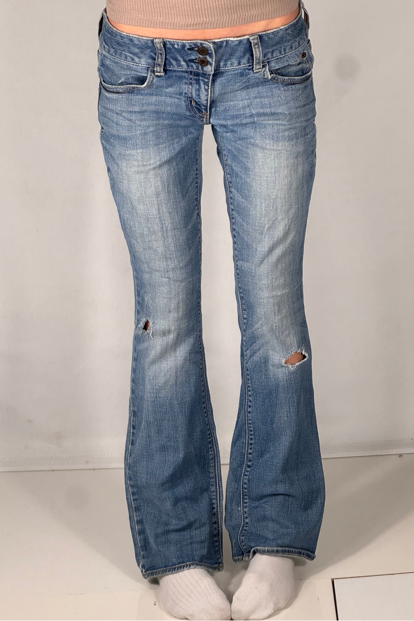 Lågmidjade jeans stl: S