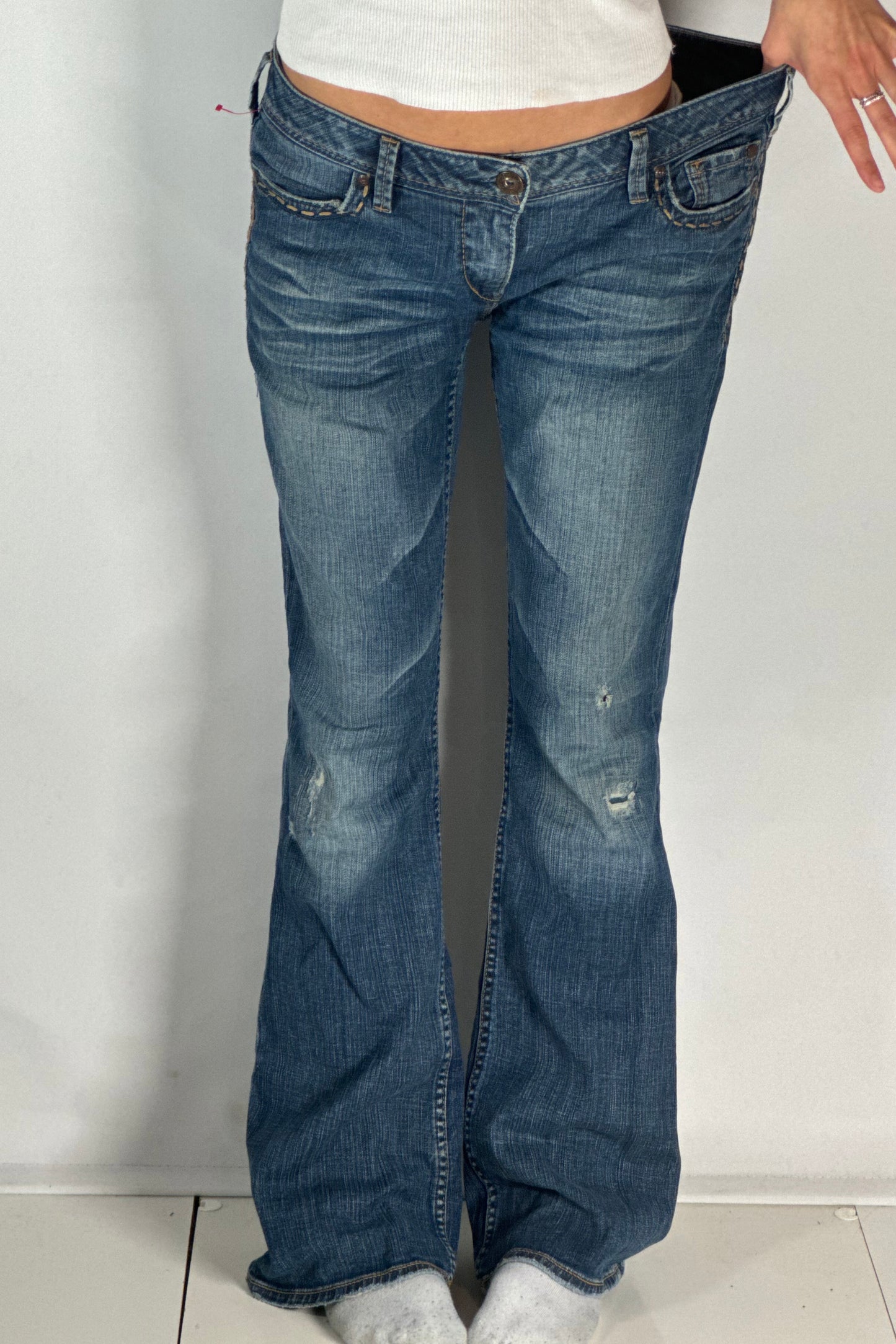 Lågmidjade jeans stl: L