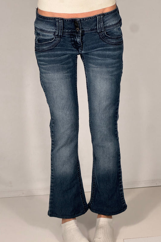 Lavtaljede jeans str: S