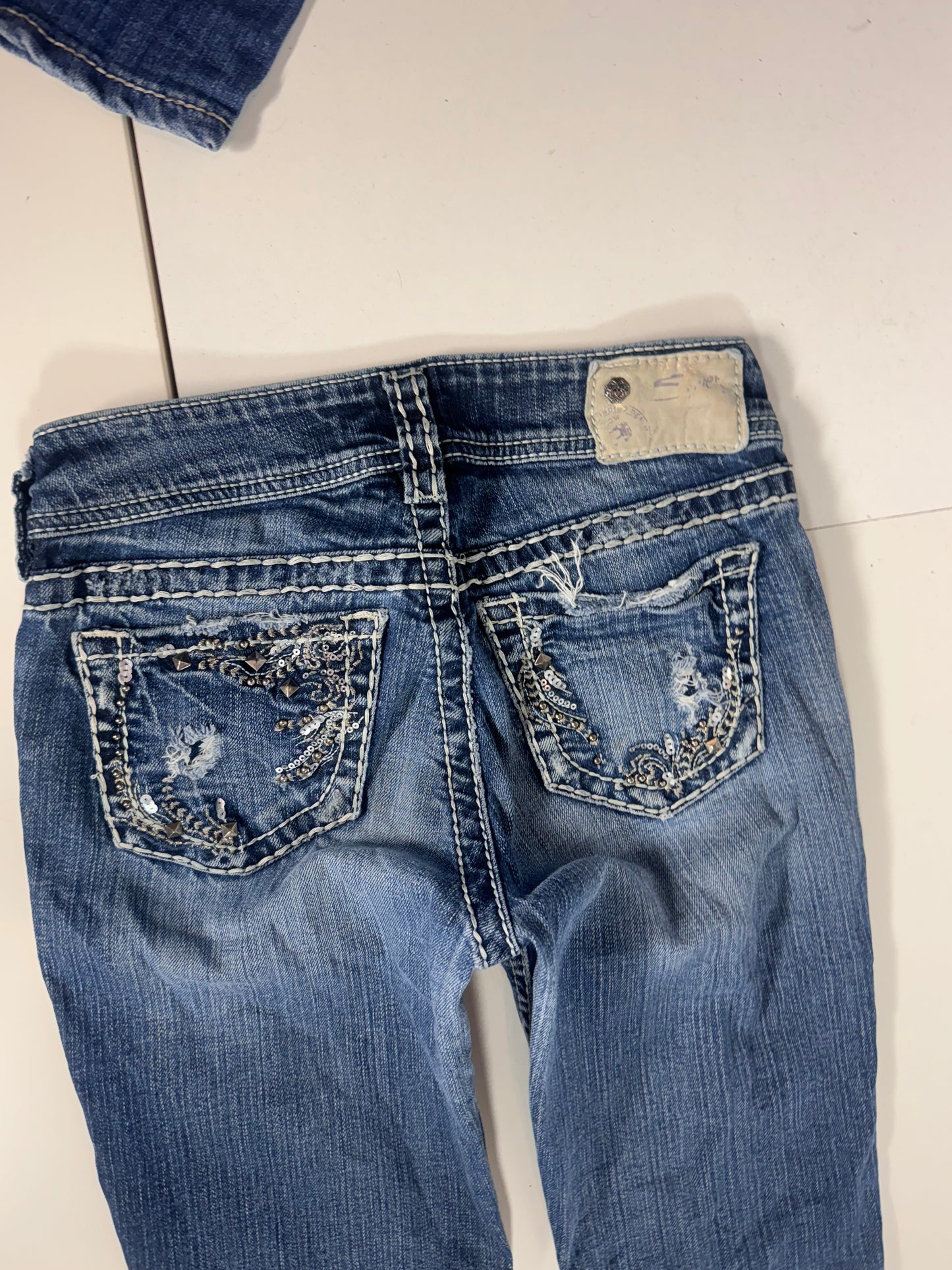 Lågmidjade jeans stl: XS