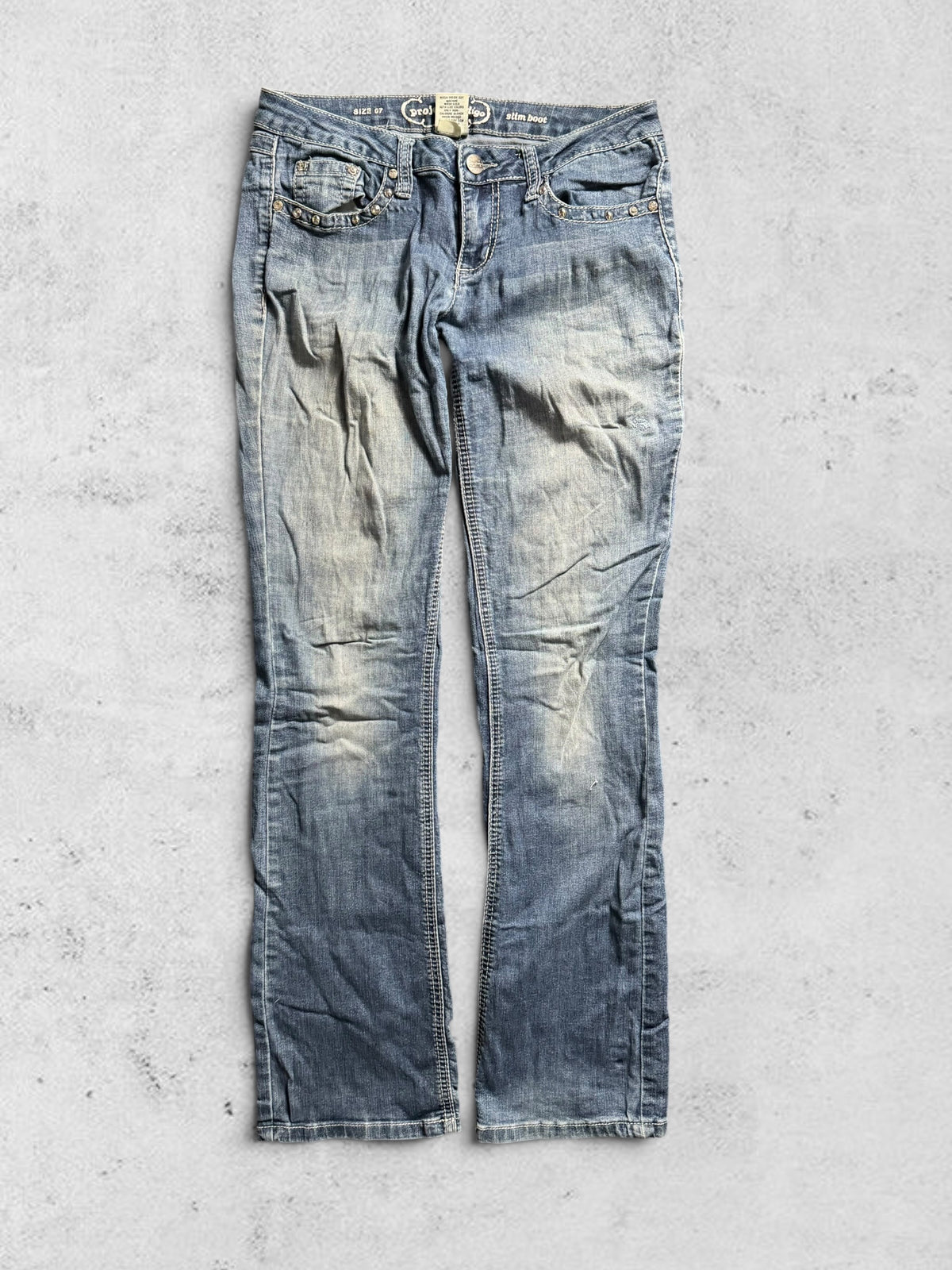 Lågmidjade jeans stl: S