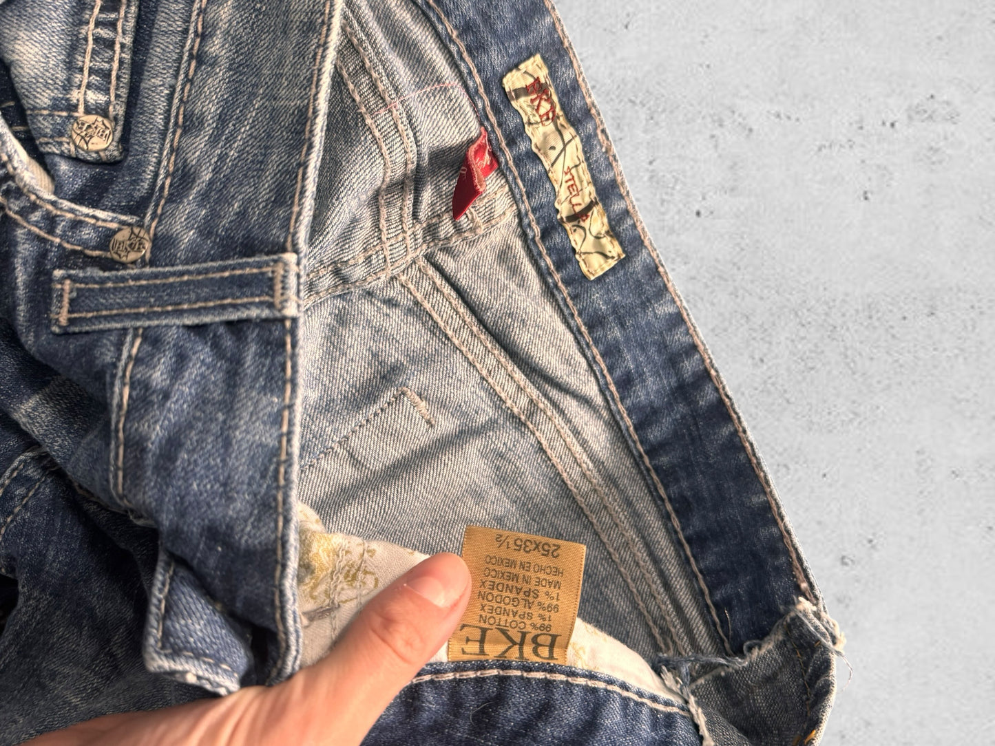 Lågmidjade jeans stl: S/M