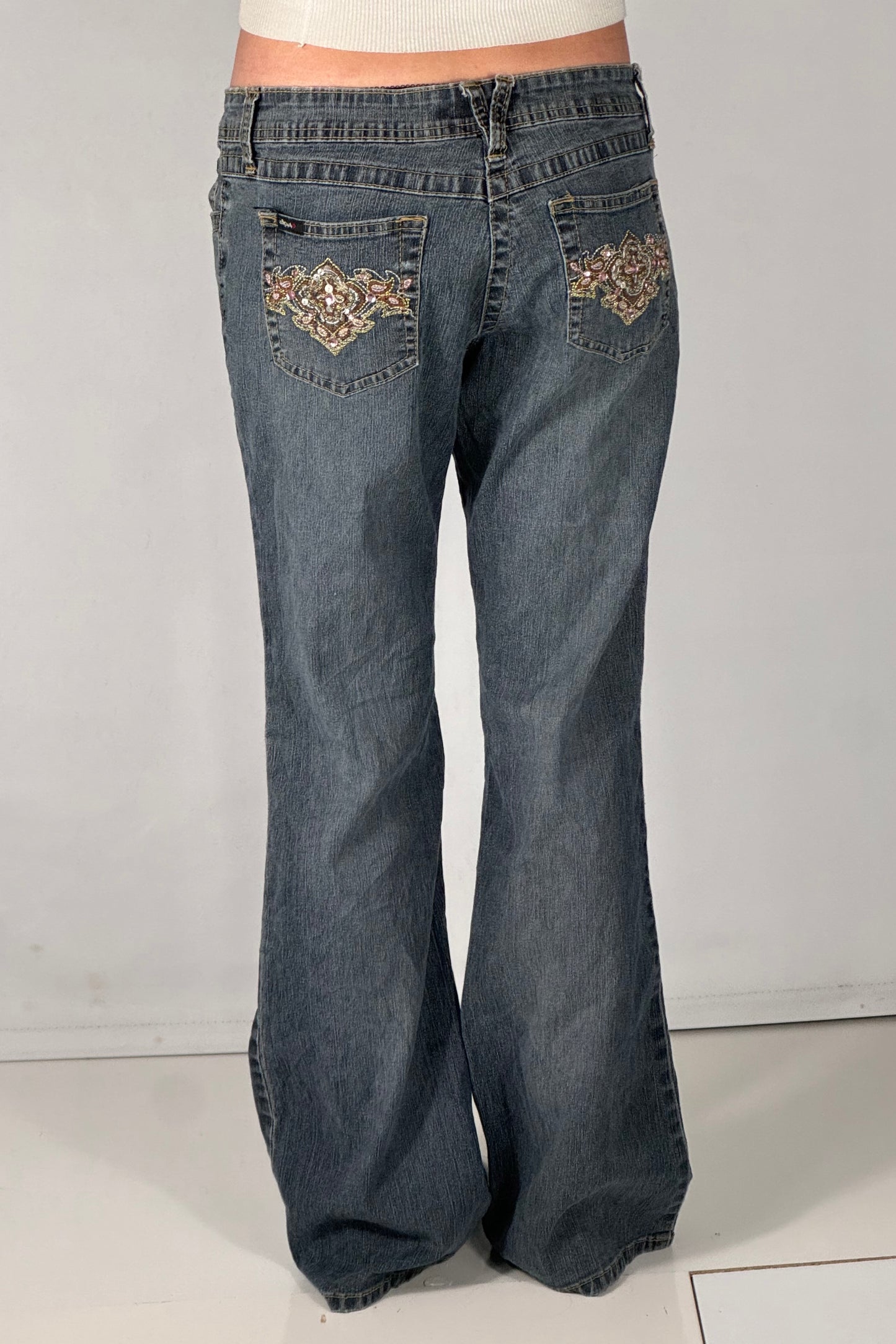 Lågmidjade jeans stl: S/M