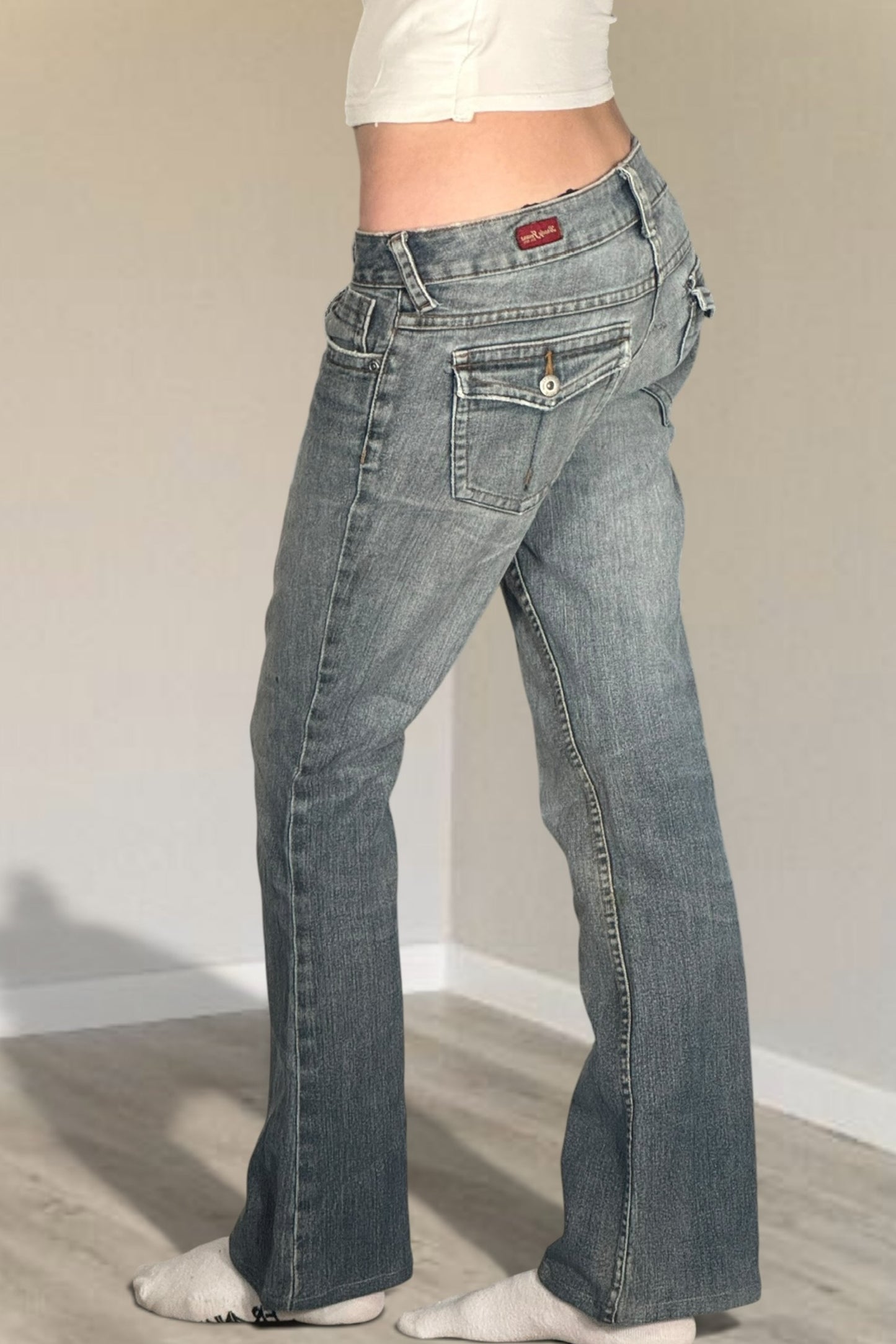 Lågmidjade jeans stl: S