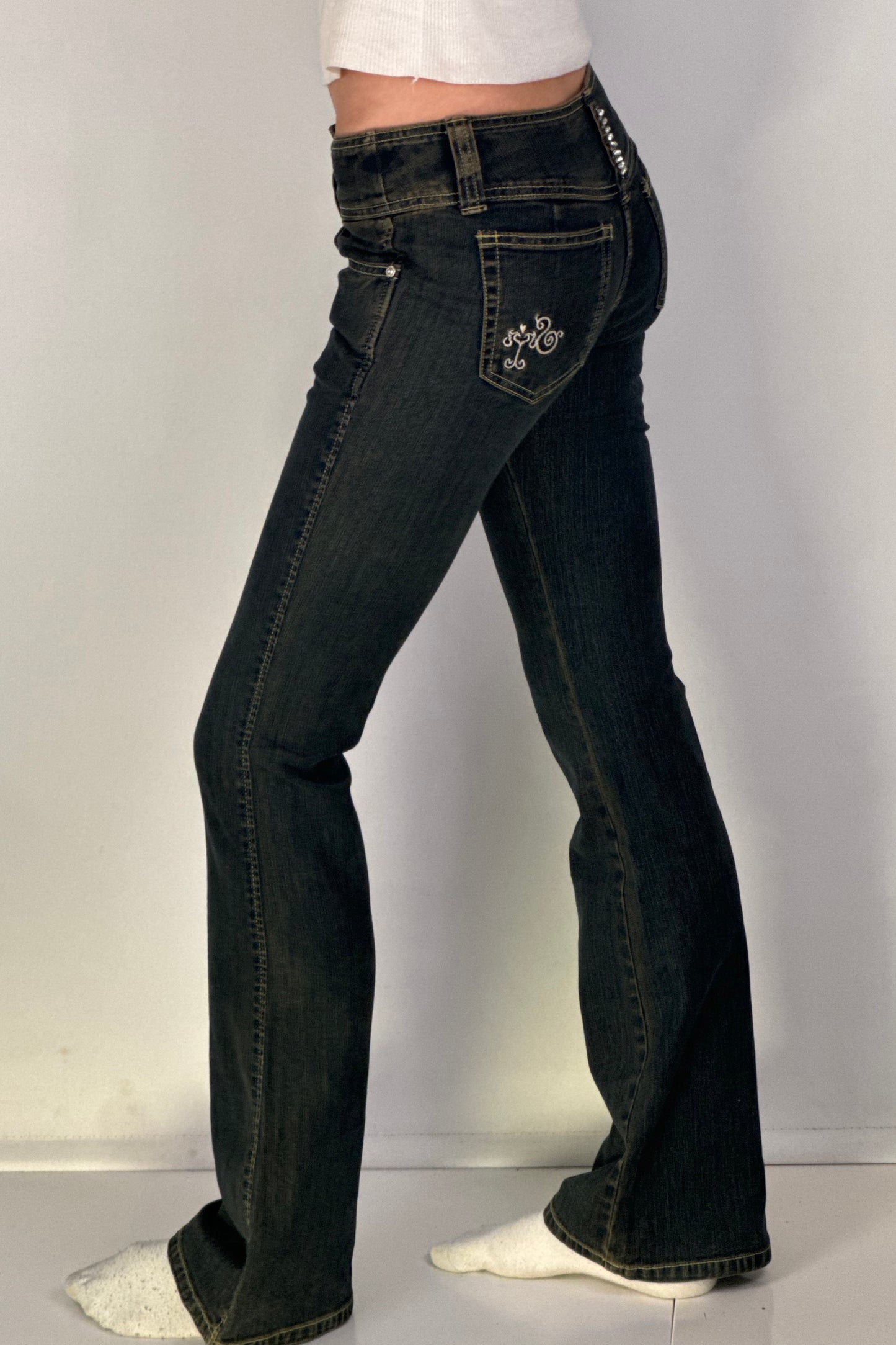 Lågmidjade jeans stl: XXS