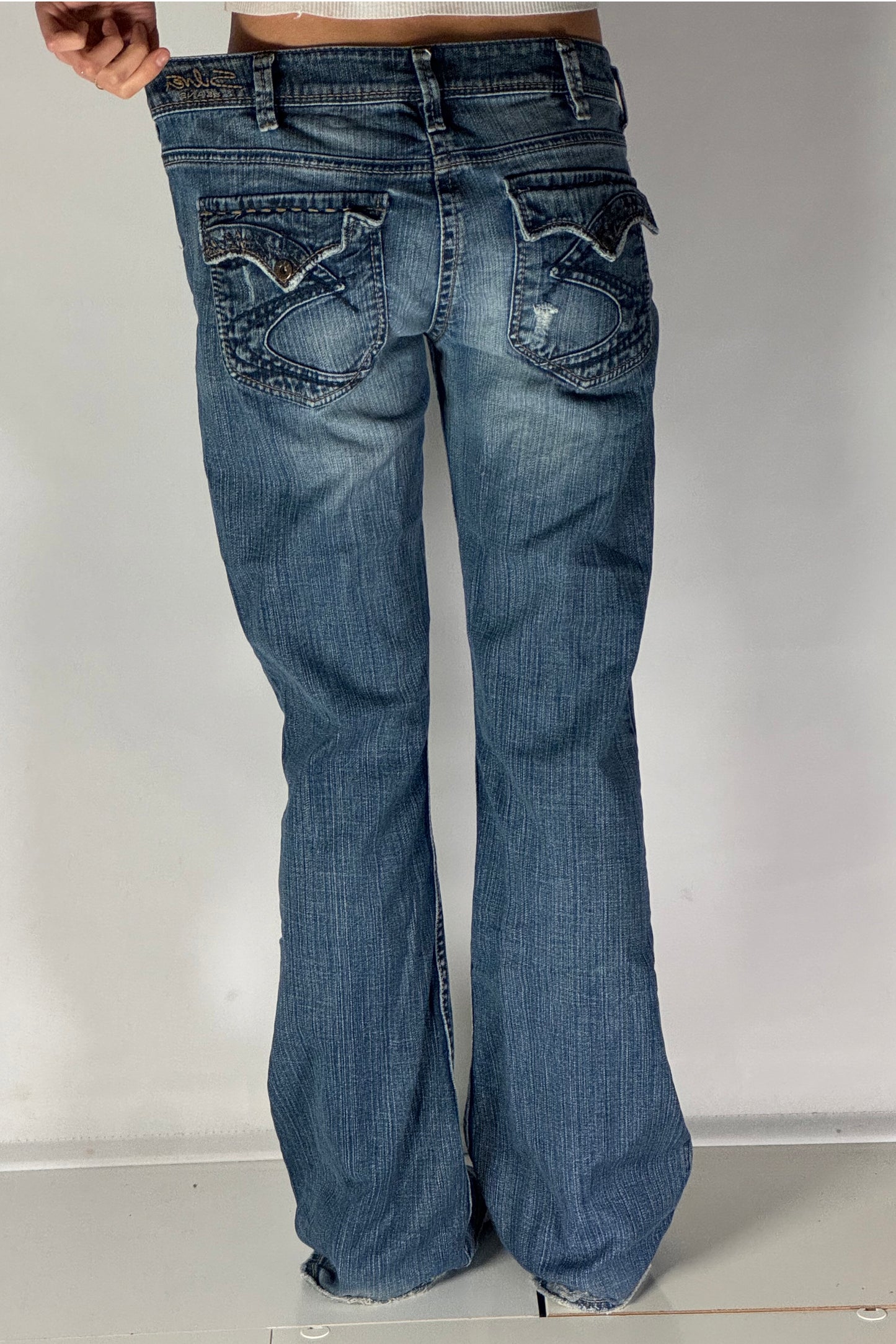 Lågmidjade jeans stl: M
