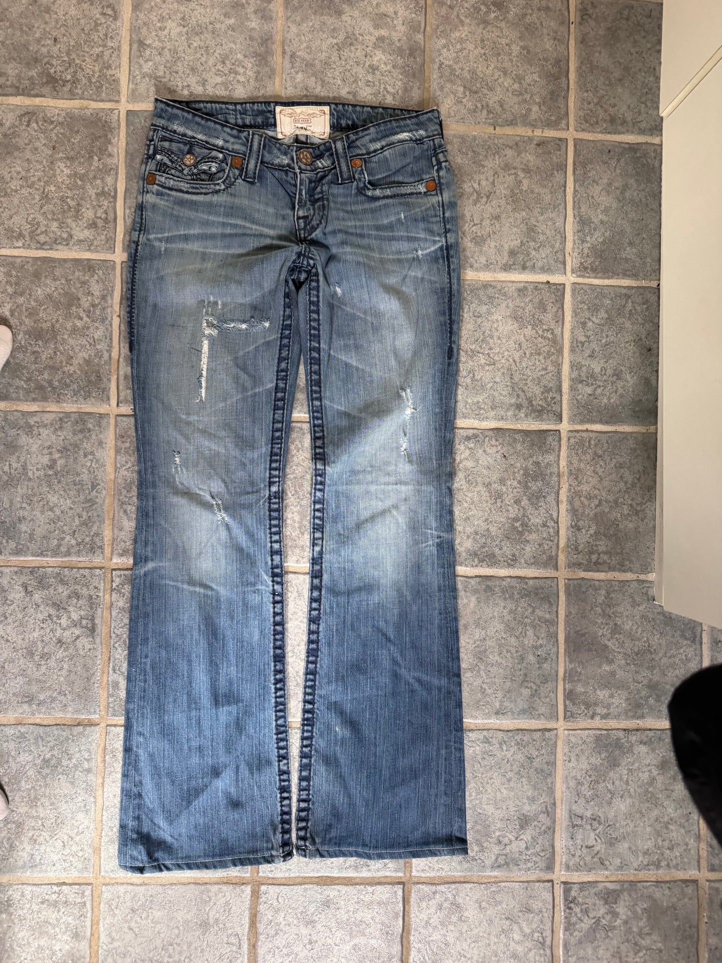 Lågmidjade jeans stl: S