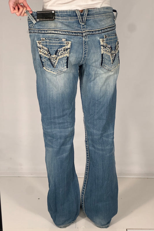 Lågmidjade jeans stl: M