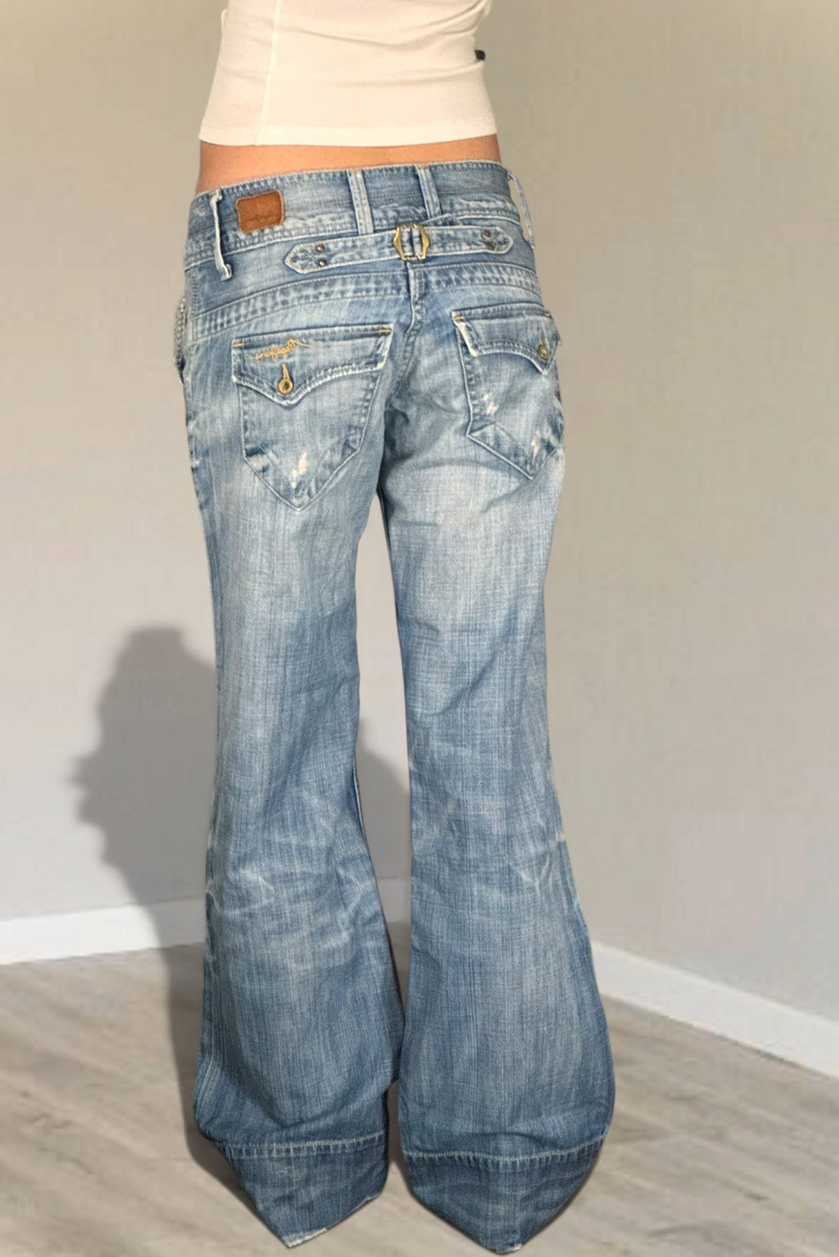 Lågmidjade jeans stl: S