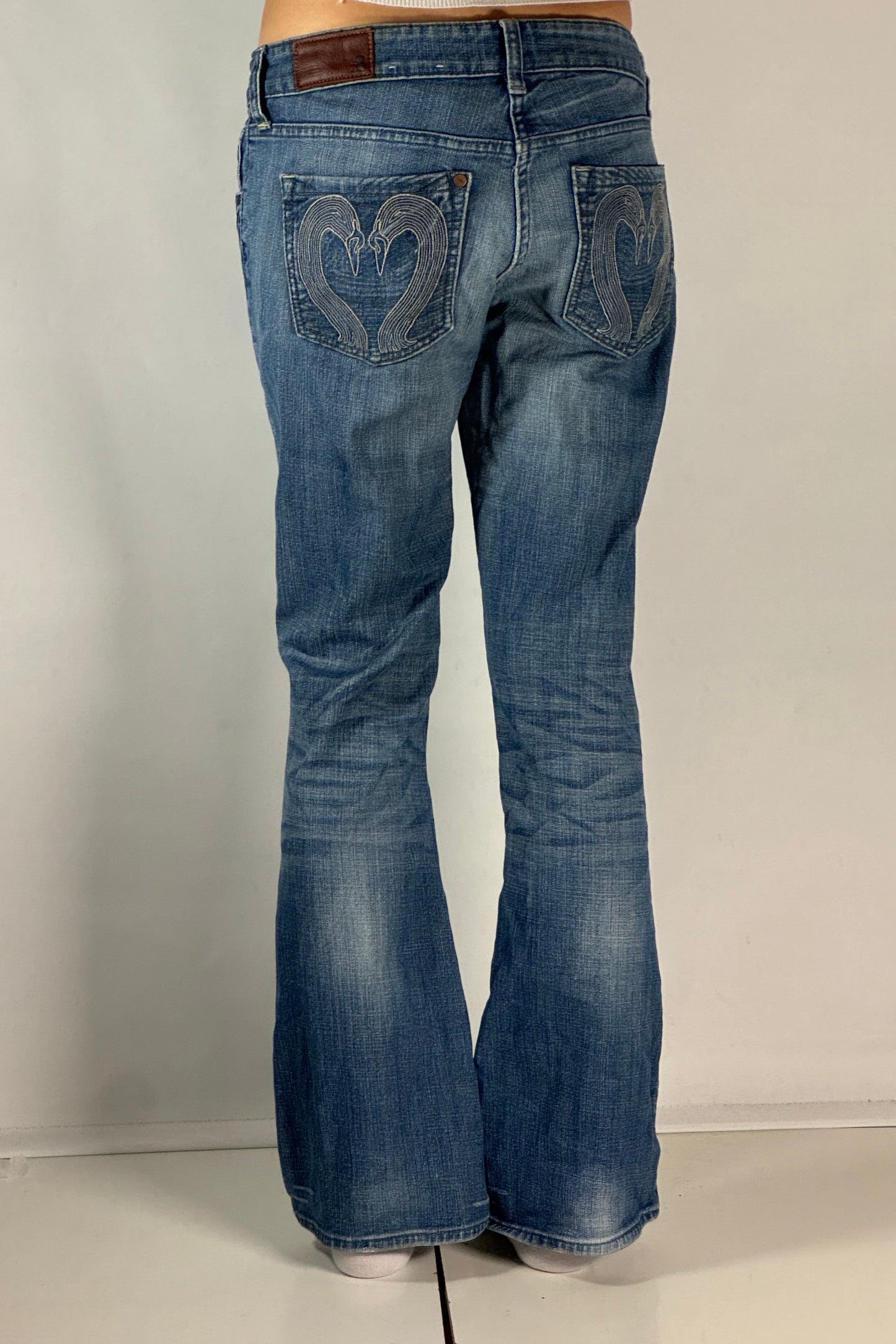 Lågmidjade jeans stl: S