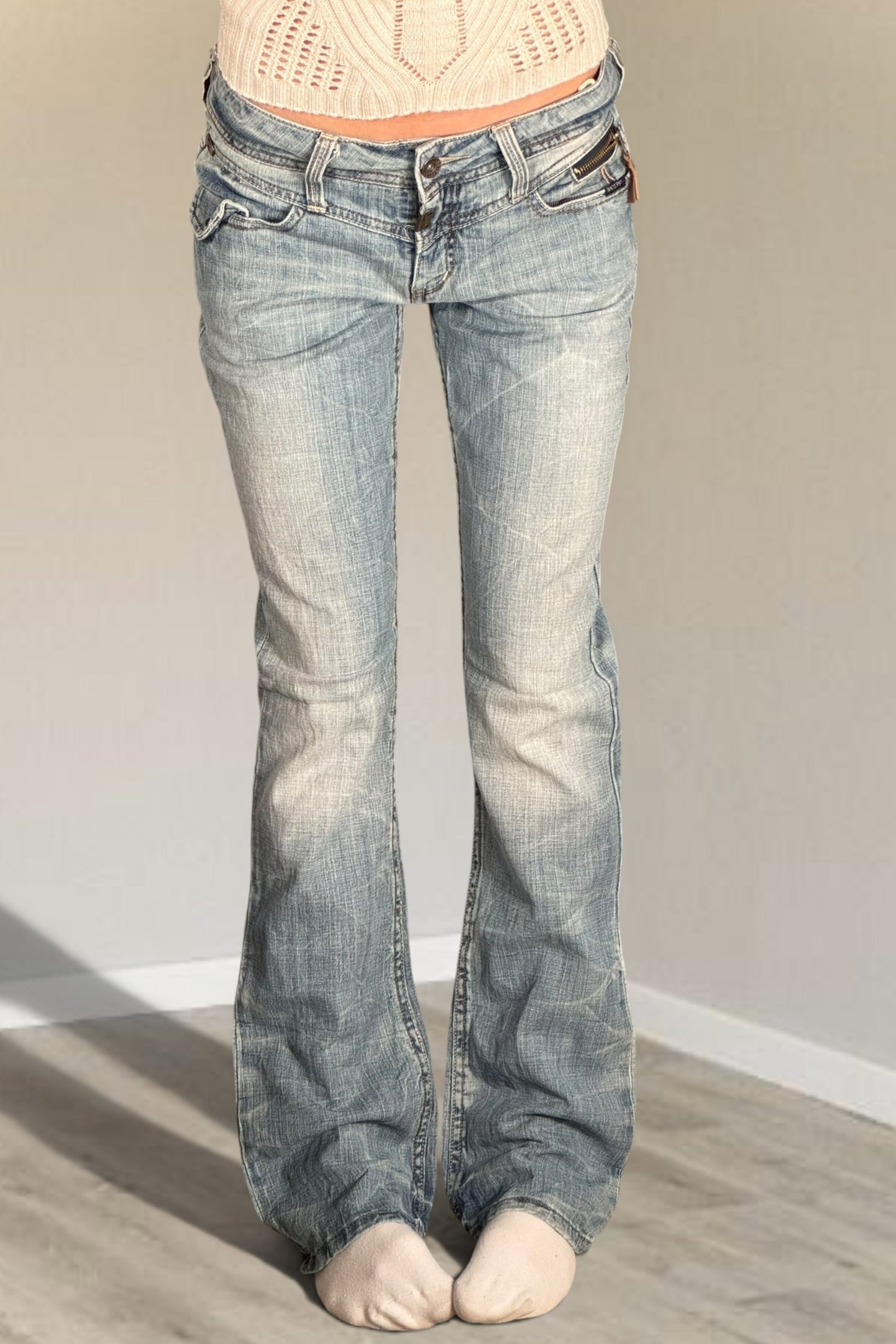 Lågmidjade jeans stl: XS/S
