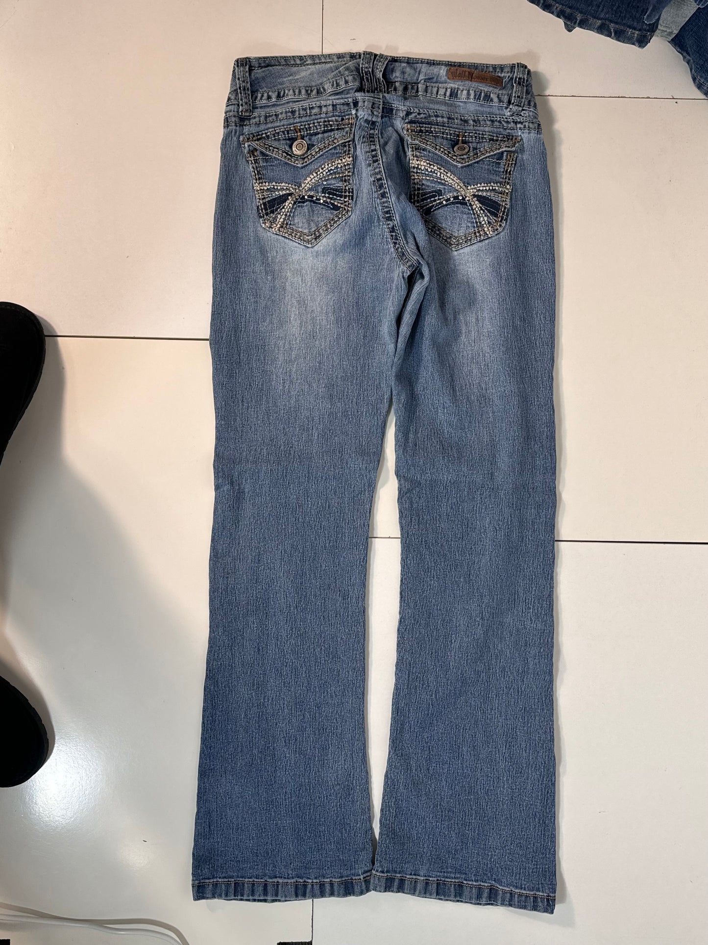 Lågmidjade jeans stl: S