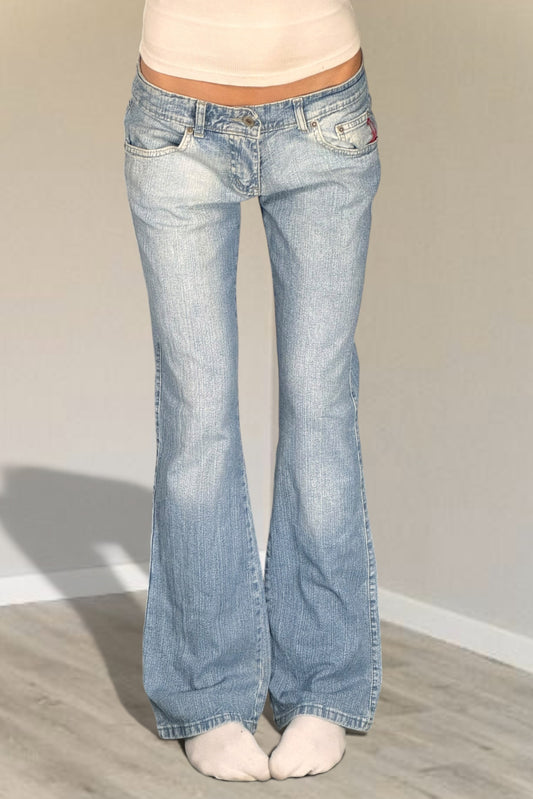 Lågmidjade jeans stl: M