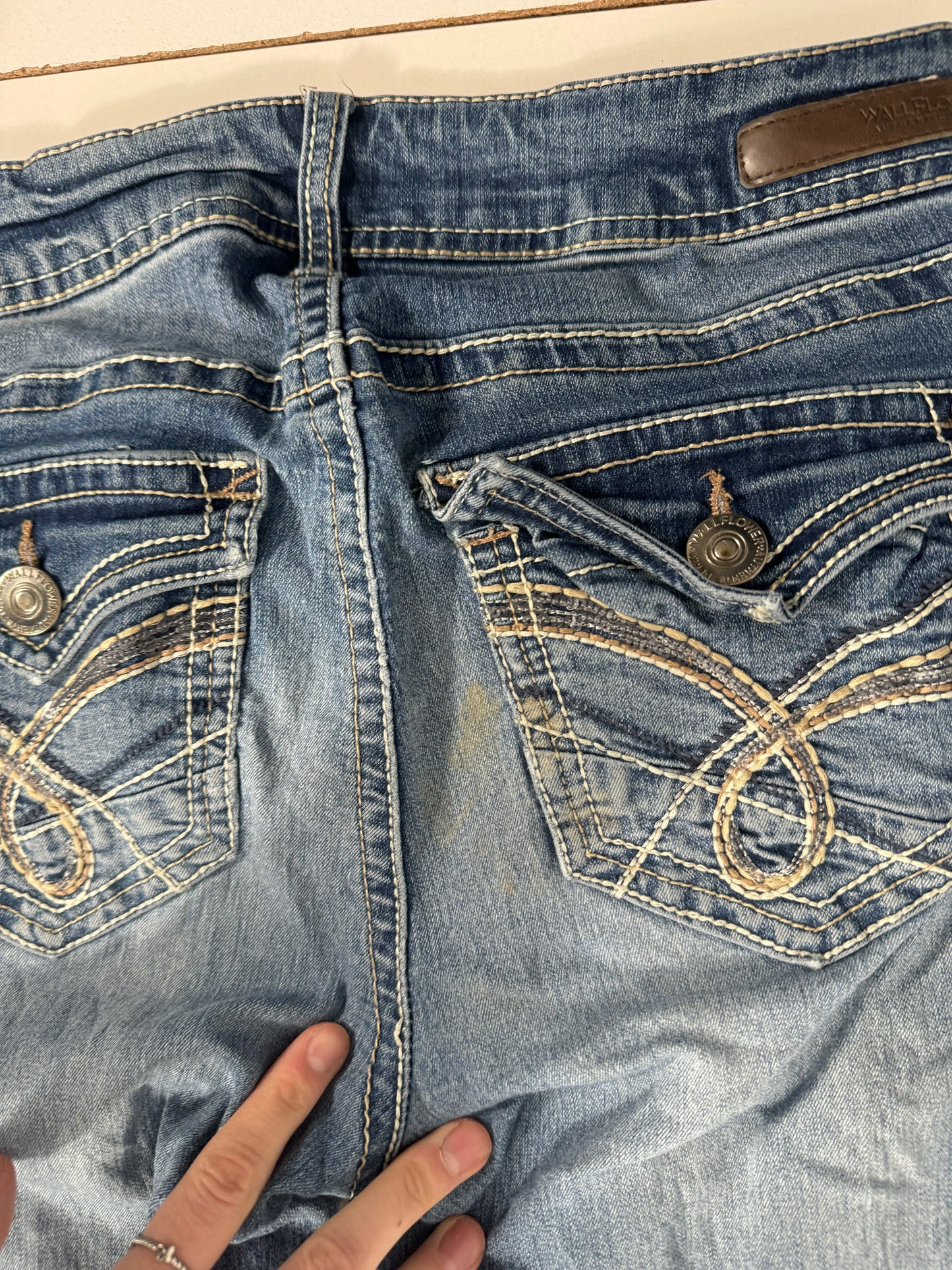 Lågmidjade jeans stl: S