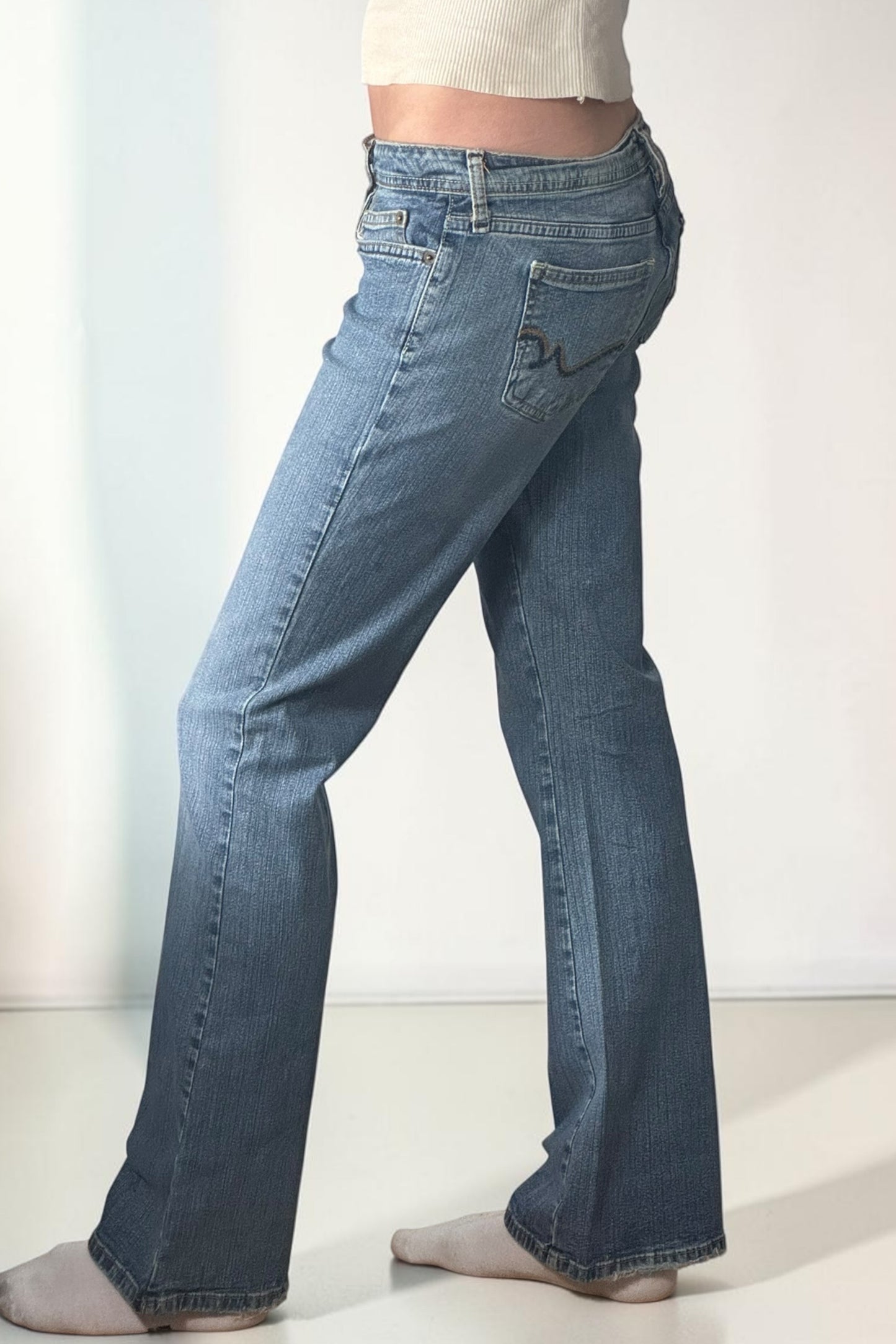Lågmidjade jeans stl: S