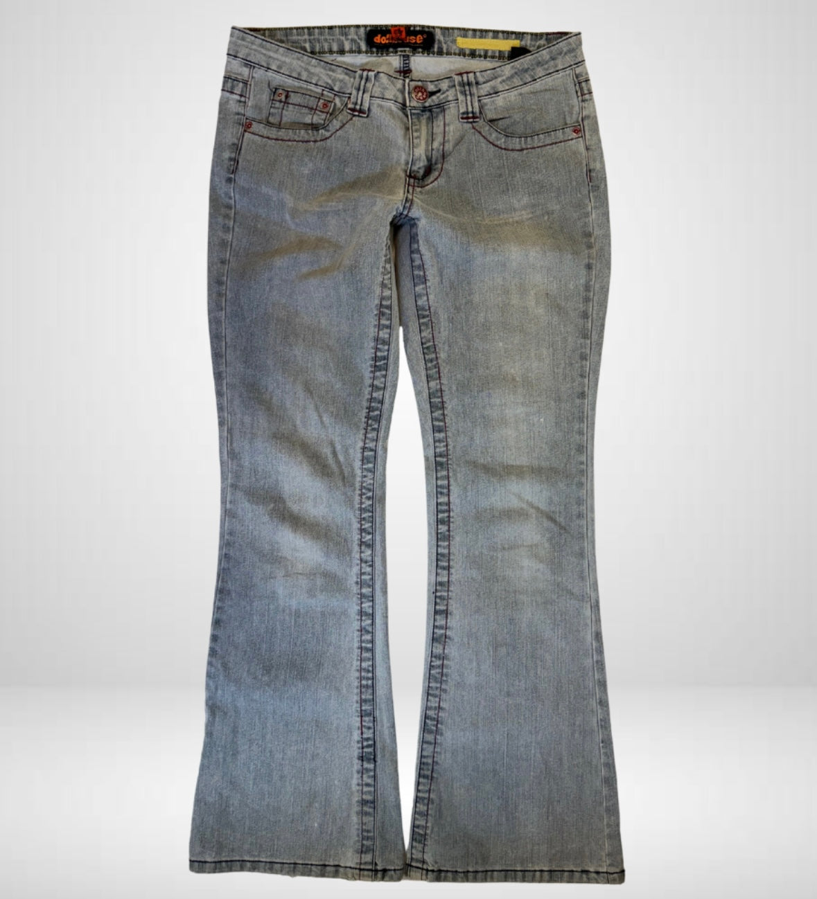 Lågmidjade jeans–stl: M