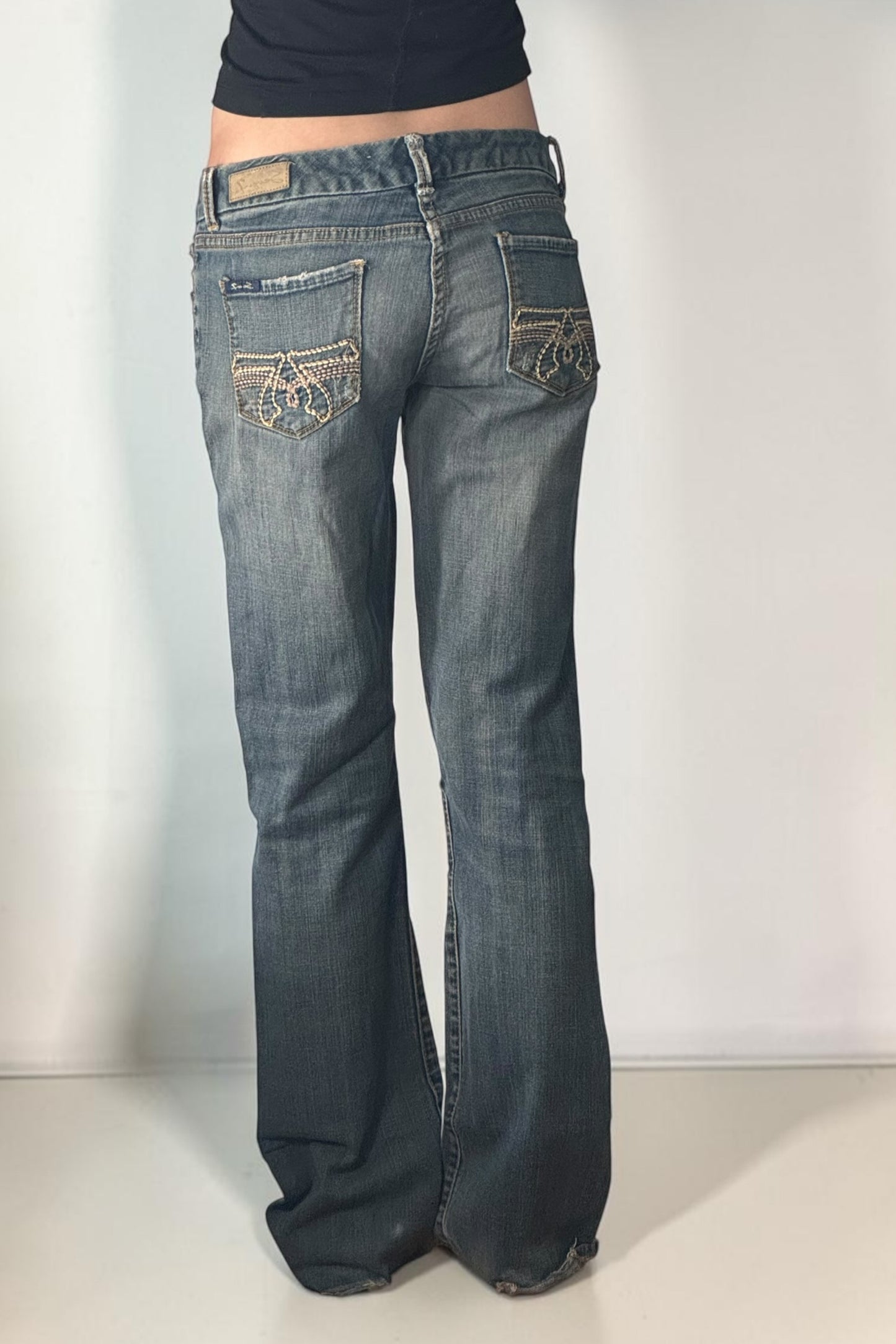 Lågmidjade jeans stl: S